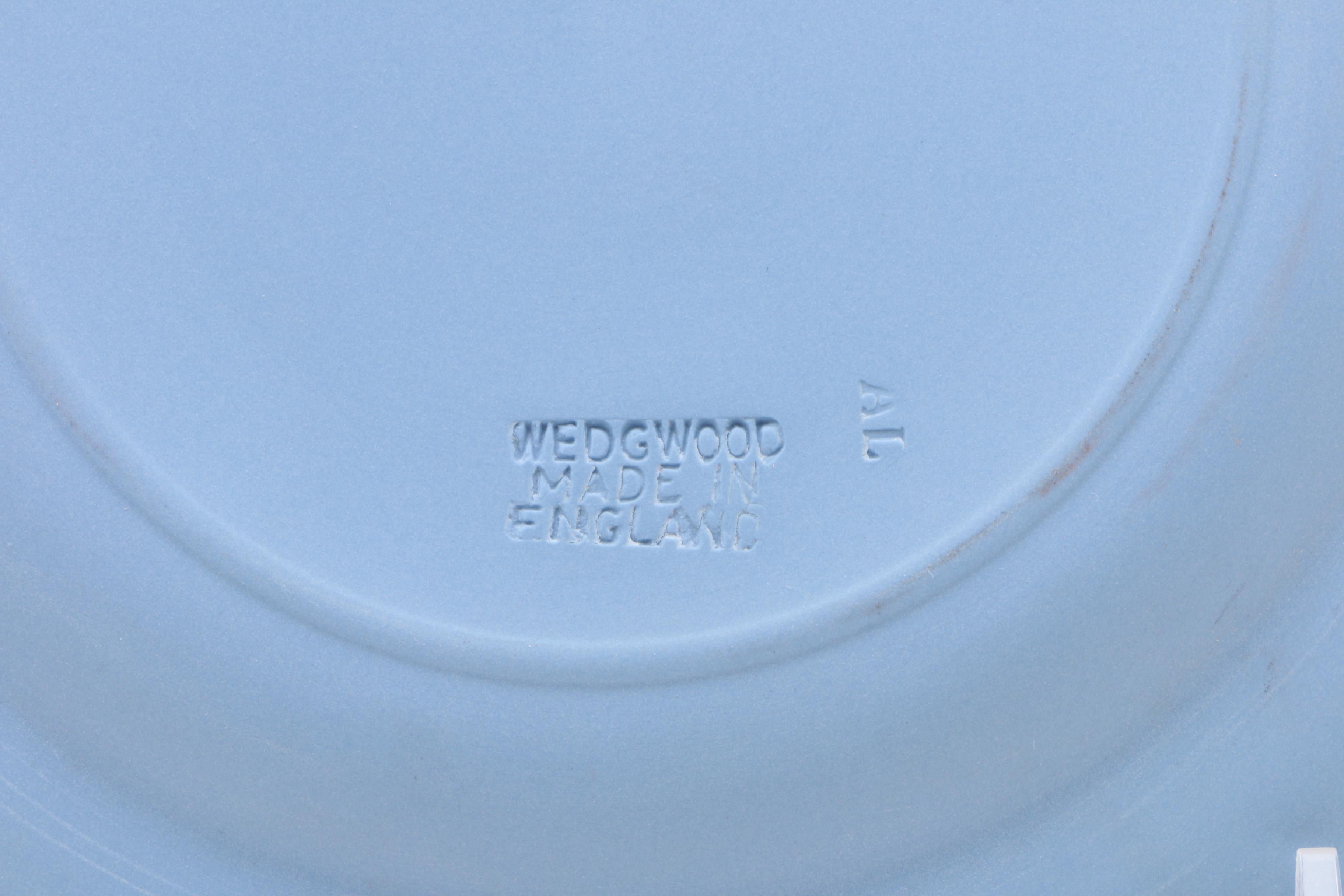 Wedgwood Jasperware Pin Trays and Tableware including Antique Sugar Bowl