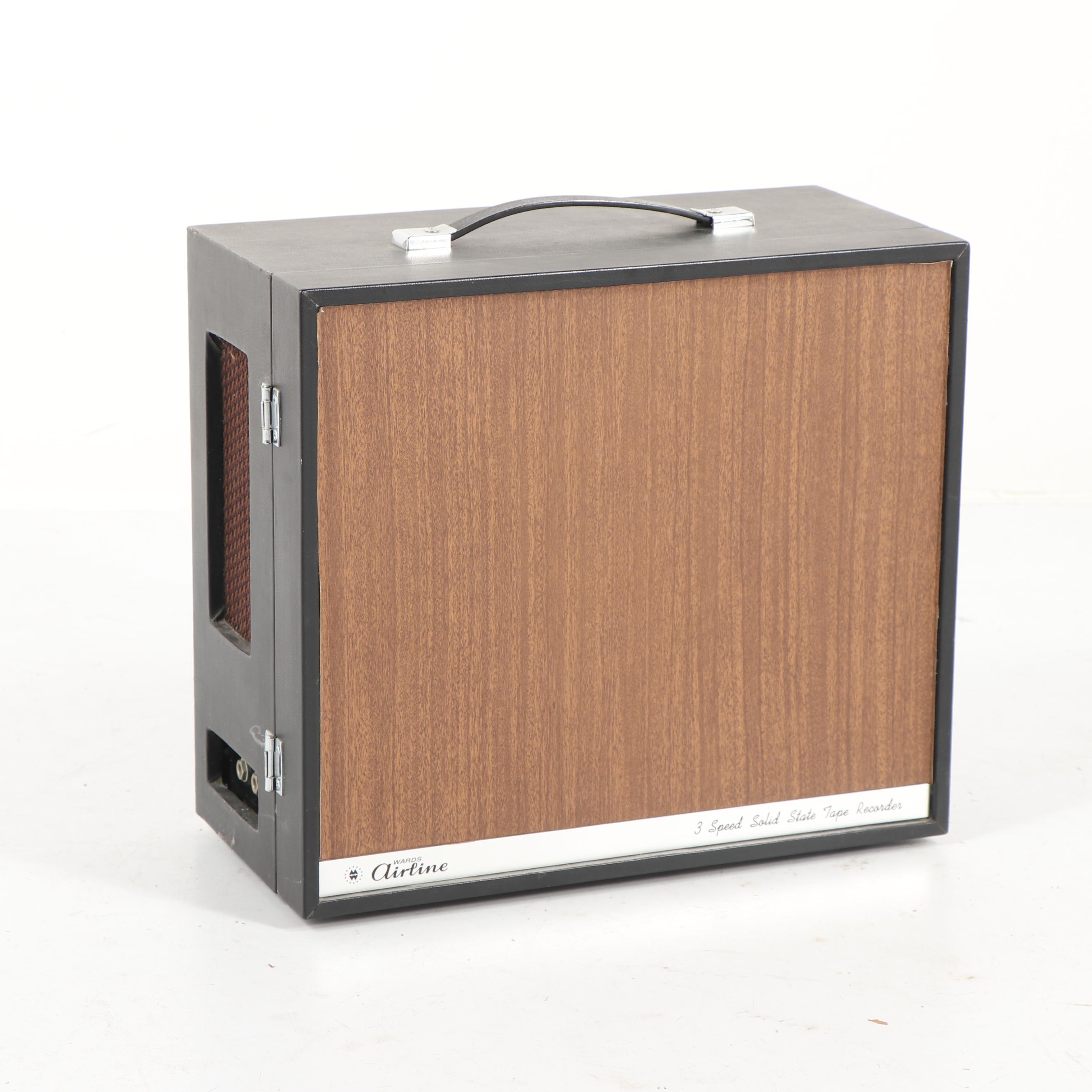 Wards Airline Solid State Tape Recorder, c. 1960s