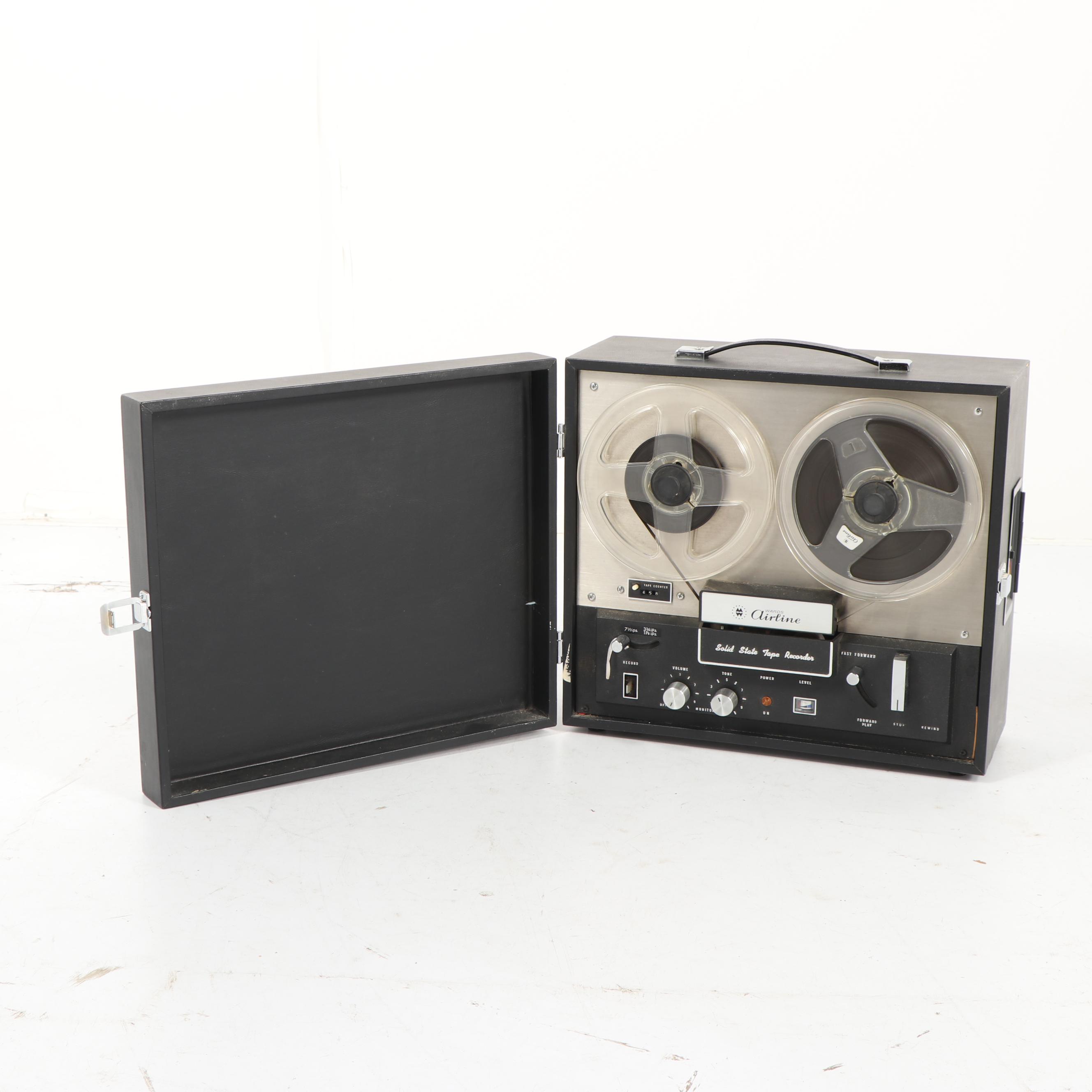 Wards Airline Solid State Tape Recorder, c. 1960s