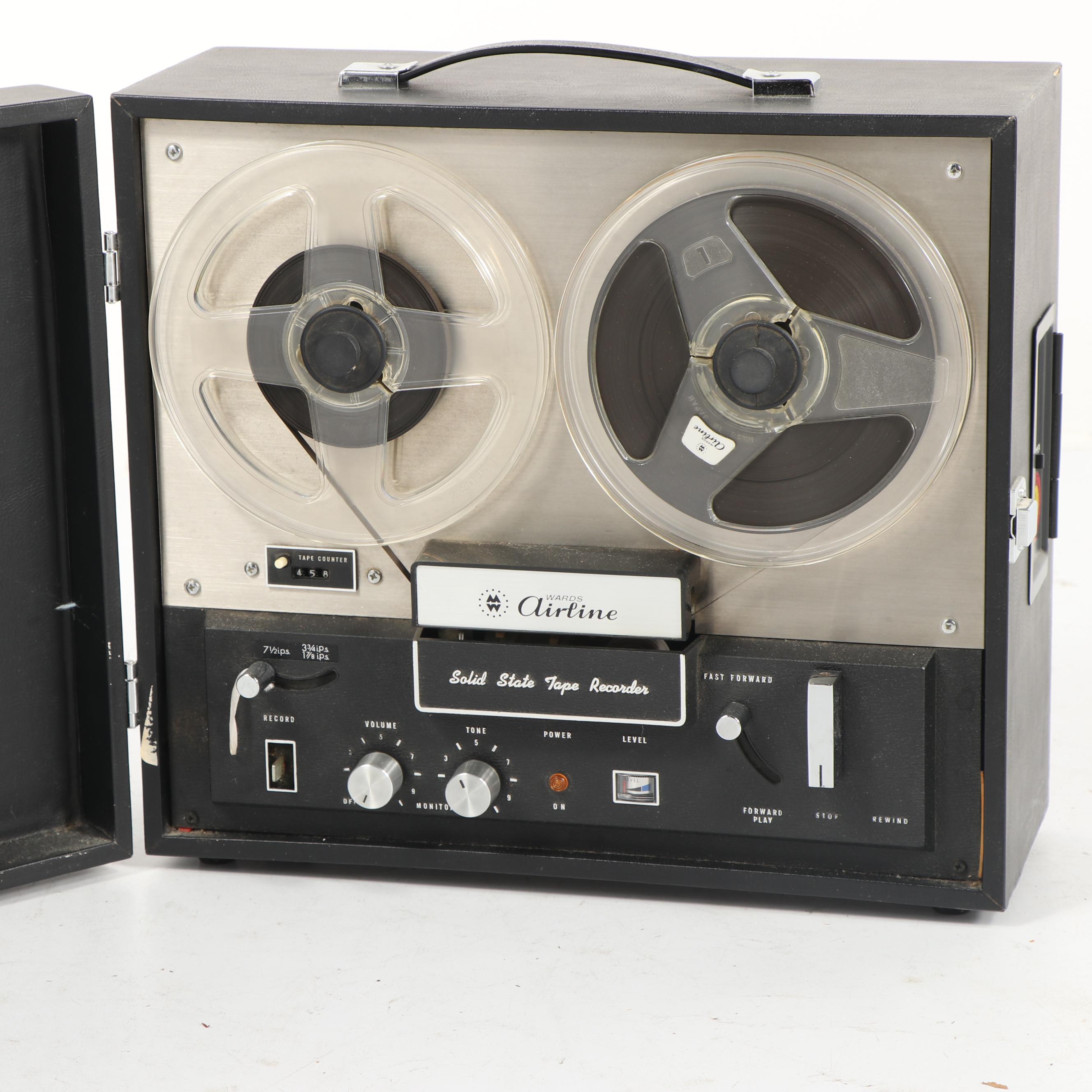 Wards Airline Solid State Tape Recorder, c. 1960s