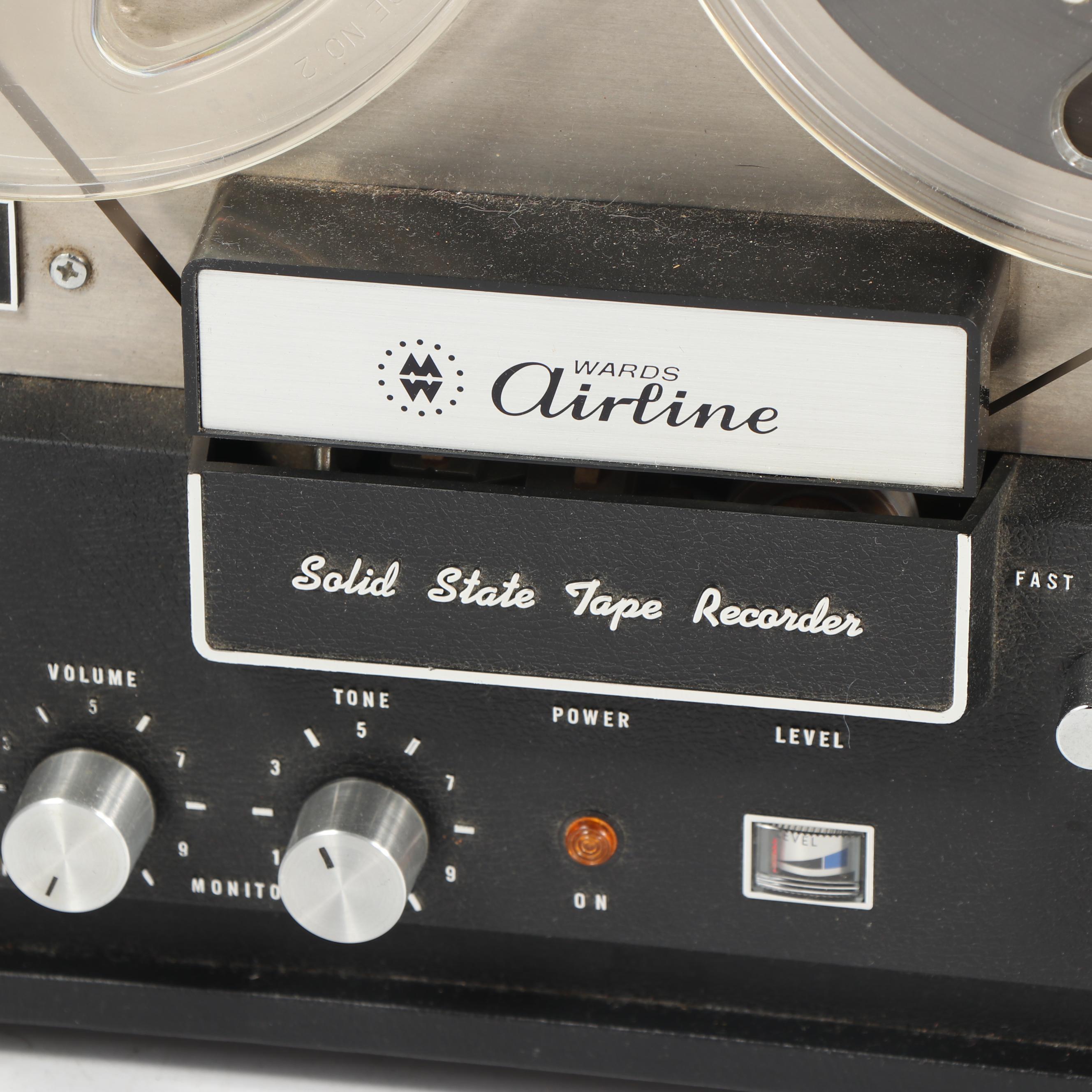 Wards Airline Solid State Tape Recorder, c. 1960s