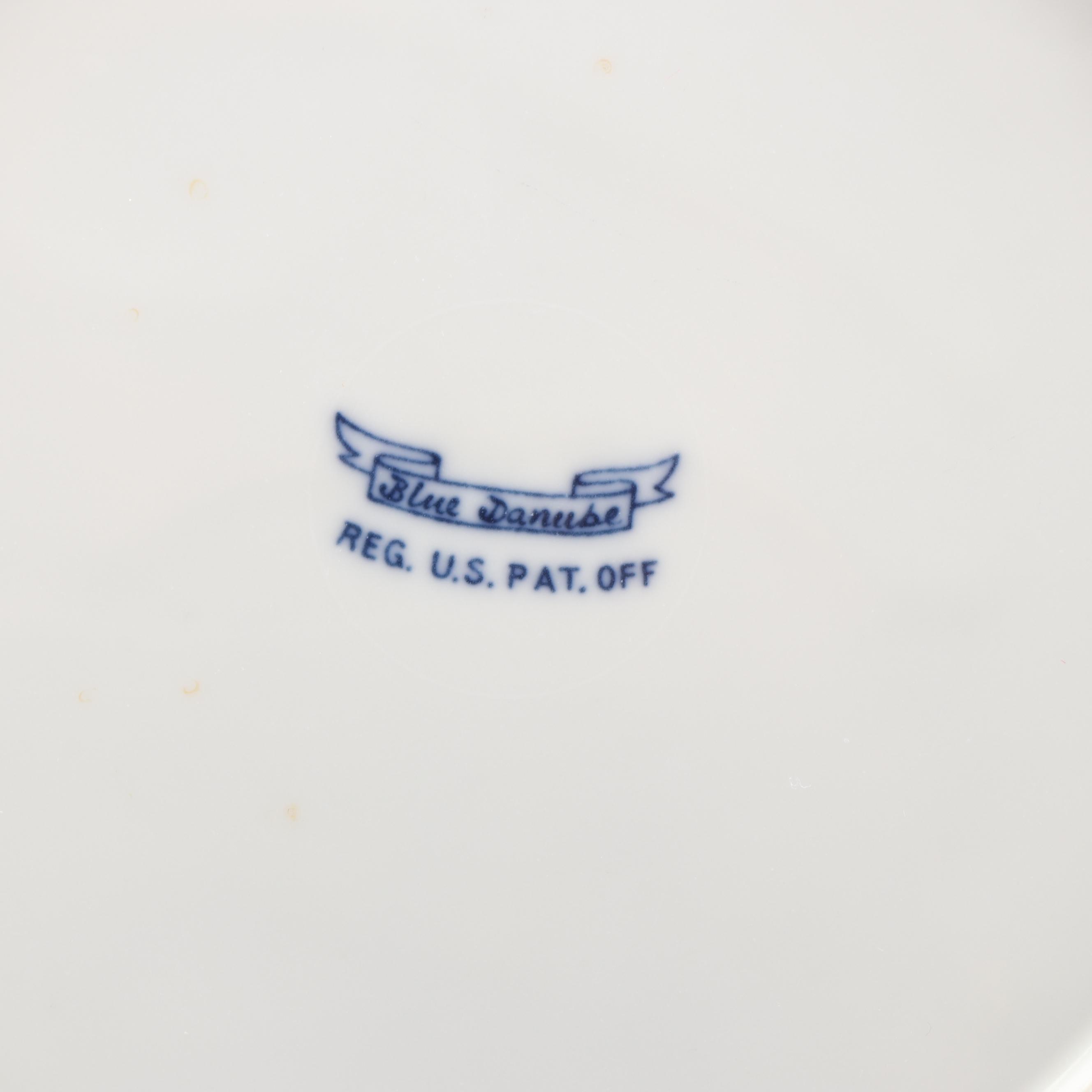 "Blue Danube" Porcelain Dinnerware by Blue Danube