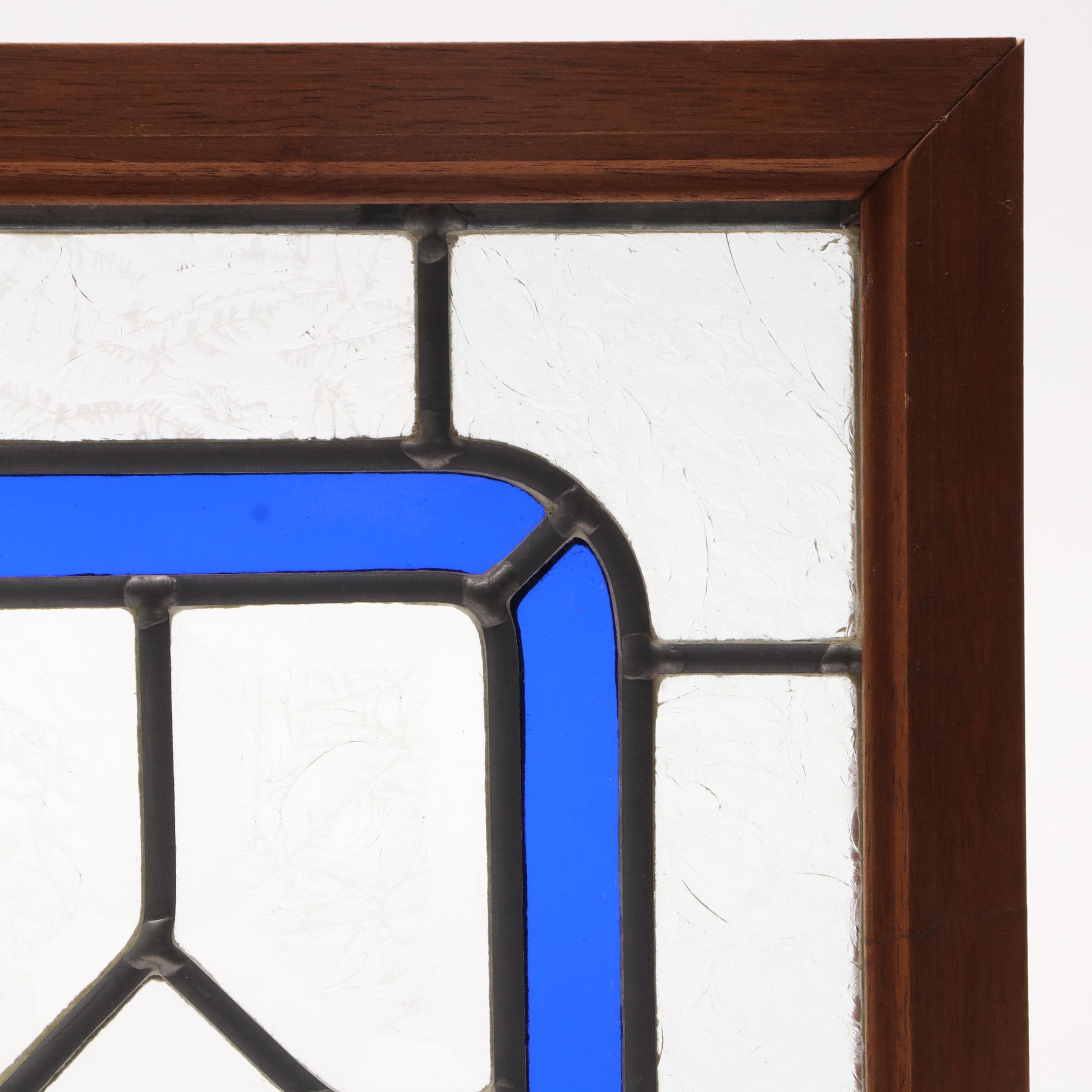 Etched Stained Glass Panel