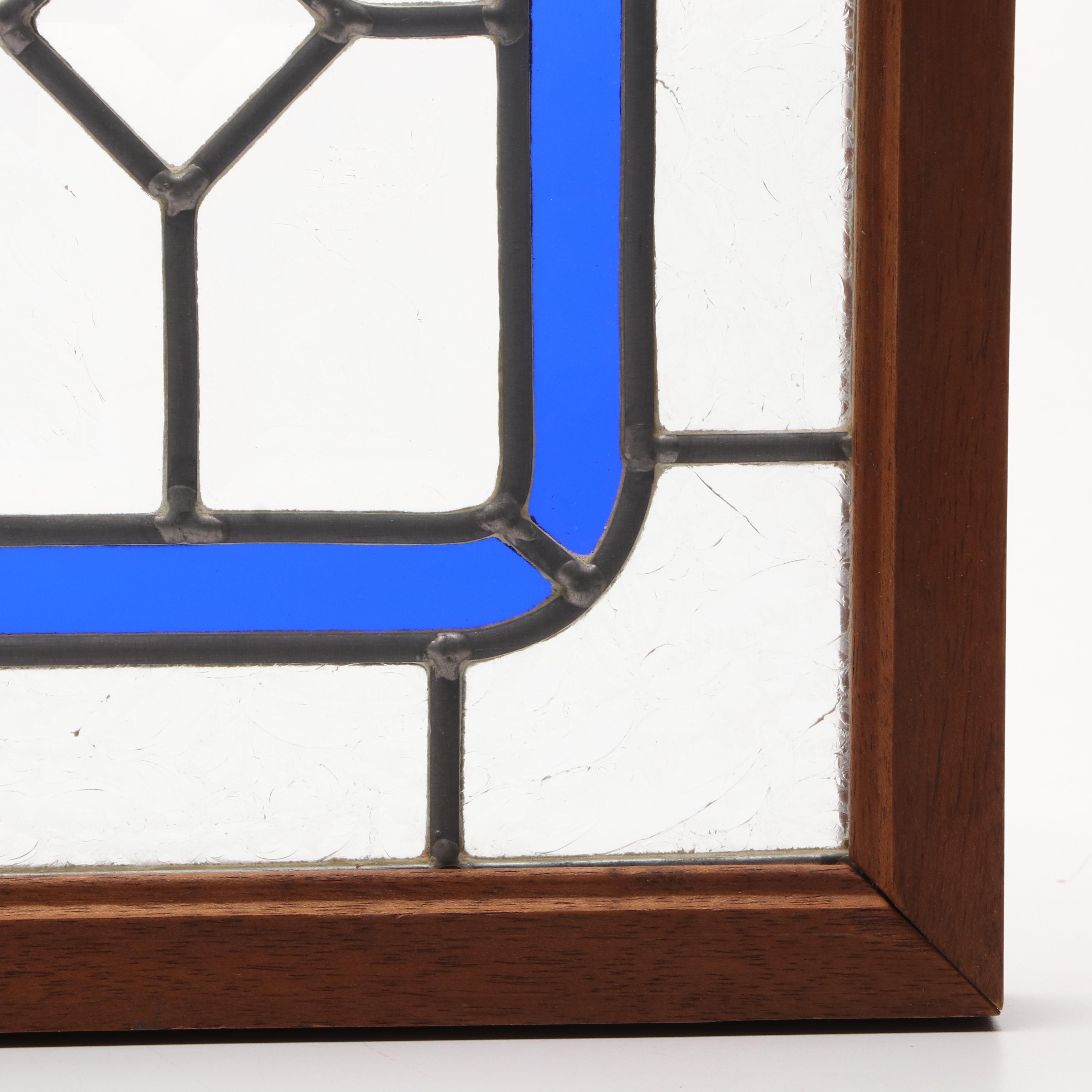 Etched Stained Glass Panel