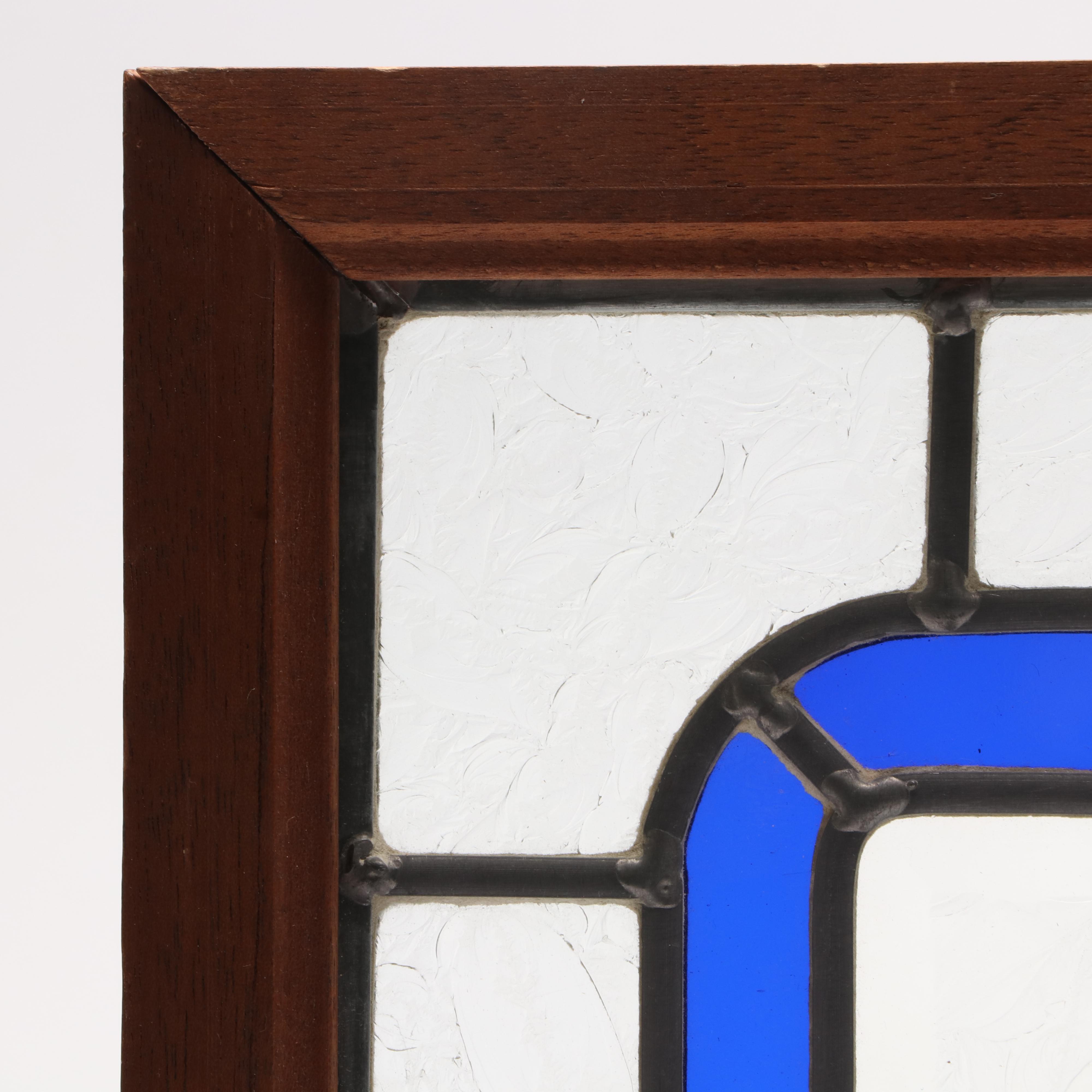 Etched Stained Glass Panel