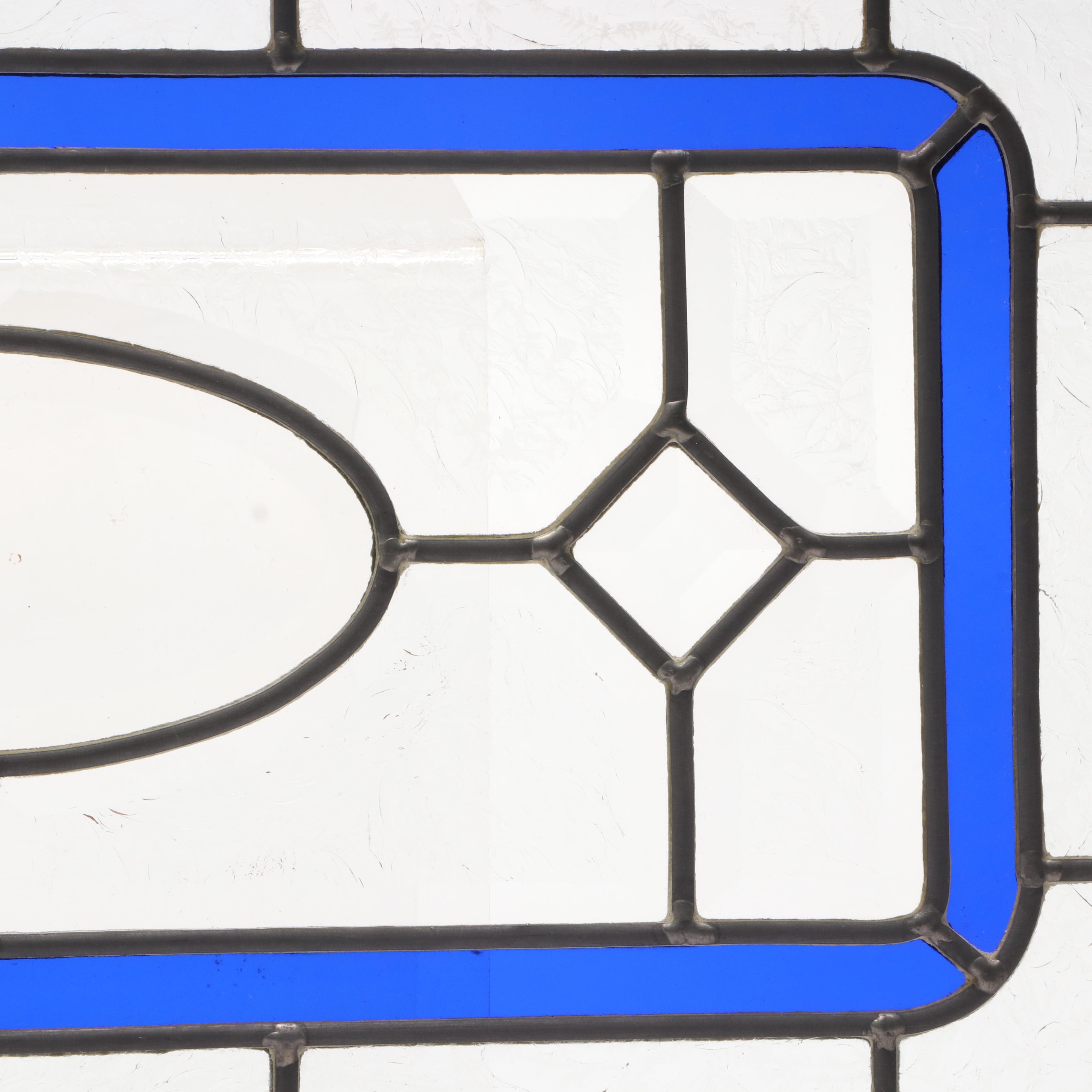 Etched Stained Glass Panel