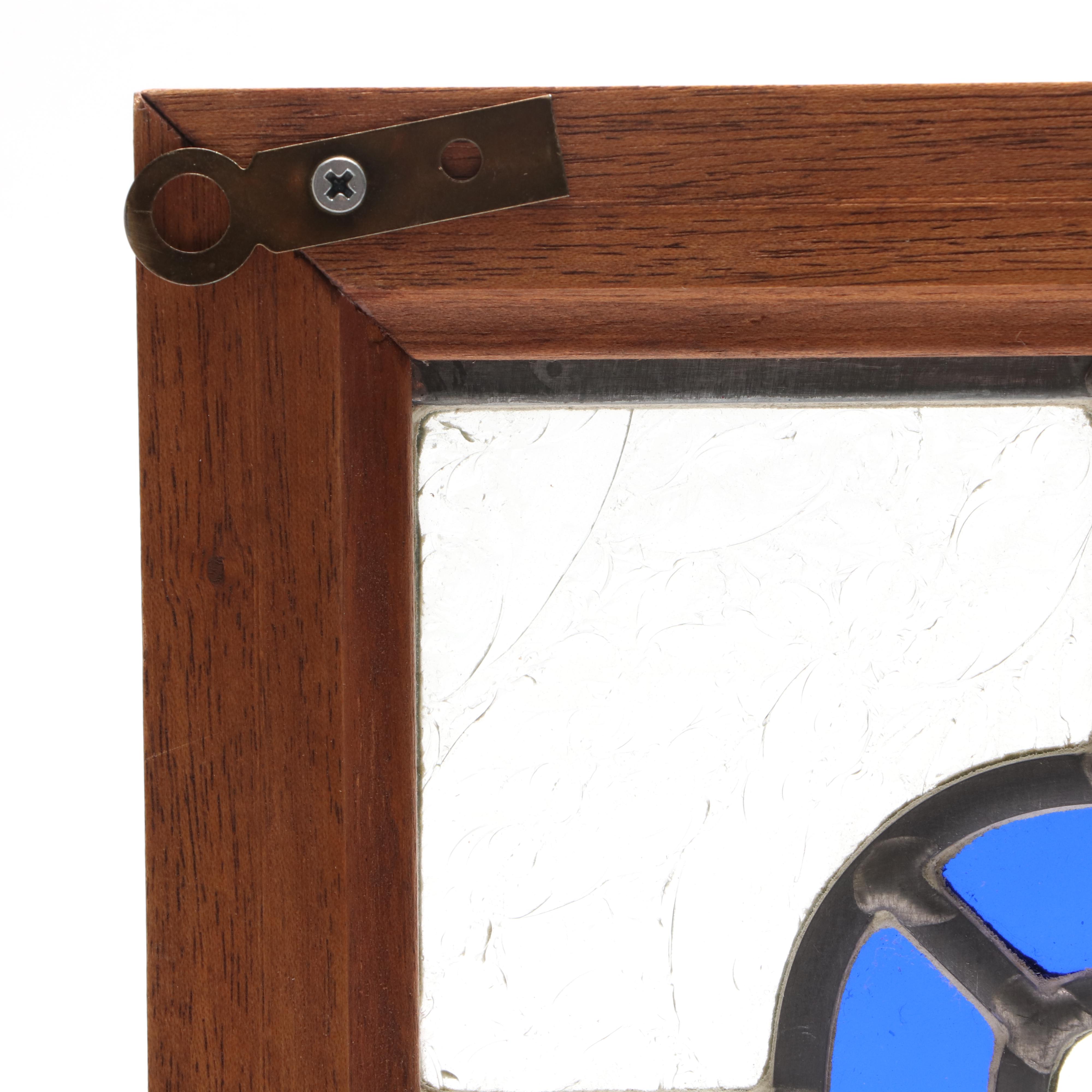 Etched Stained Glass Panel