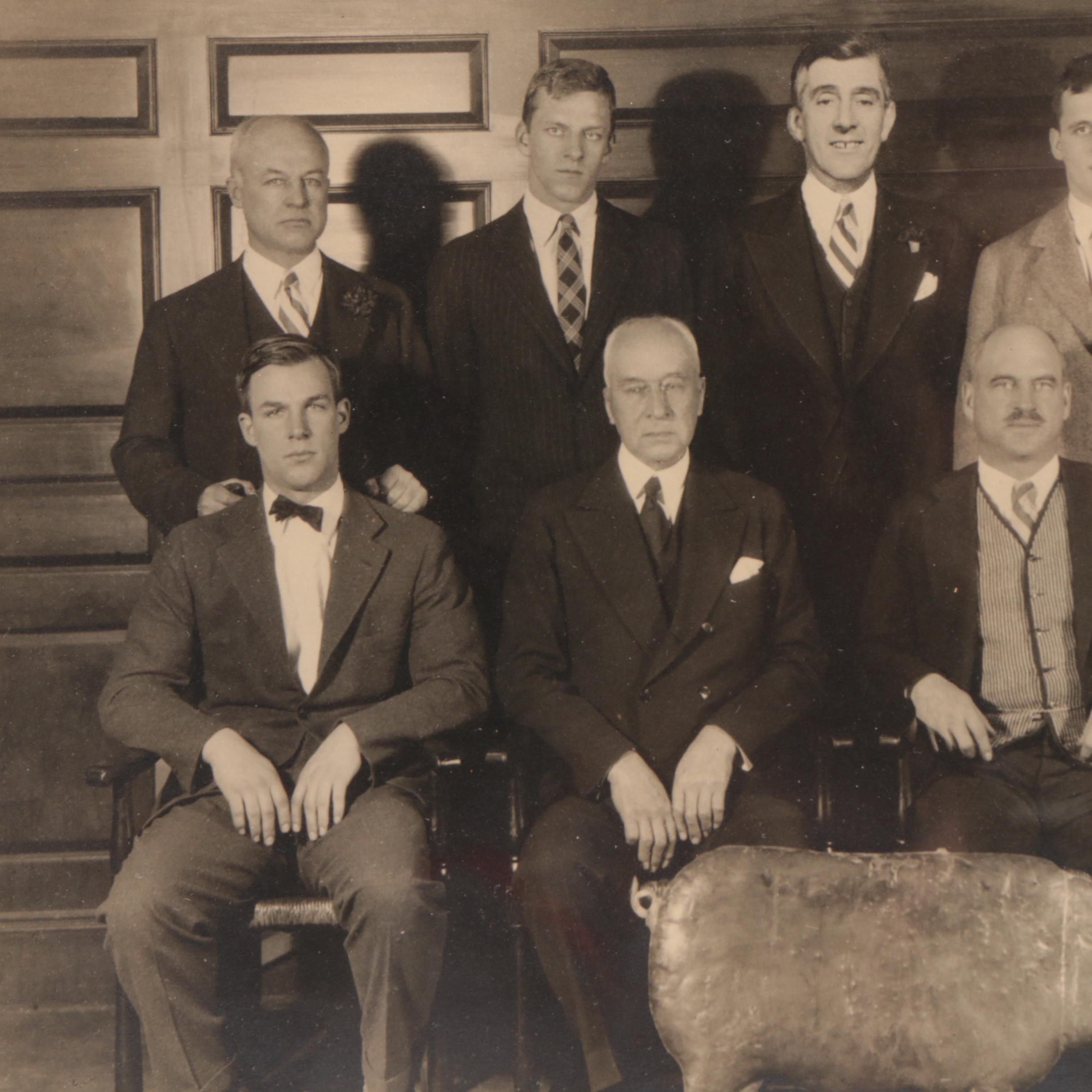 1939 Harvard University "Porcellian Club" Signed by Pictured Members