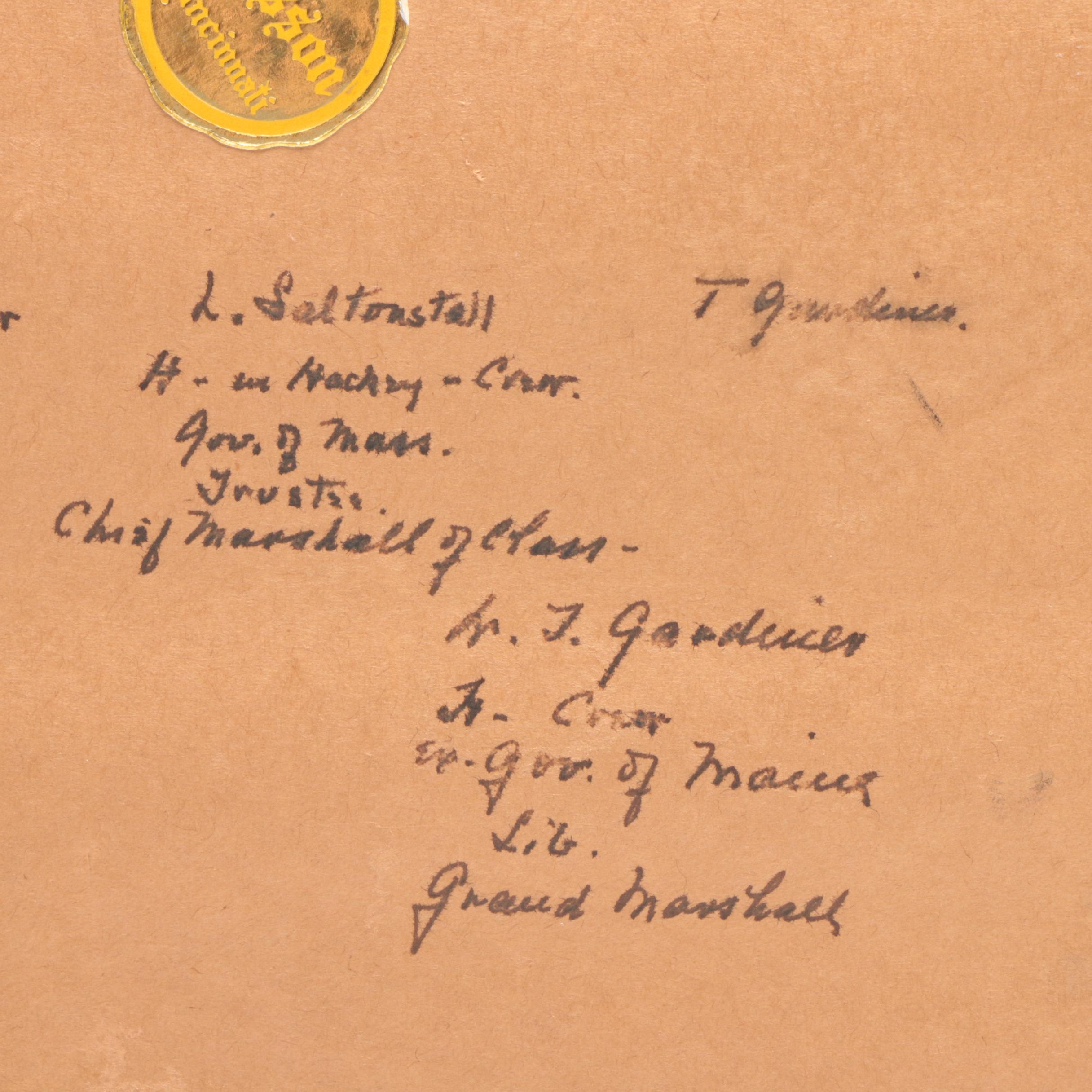 1939 Harvard University "Porcellian Club" Signed by Pictured Members