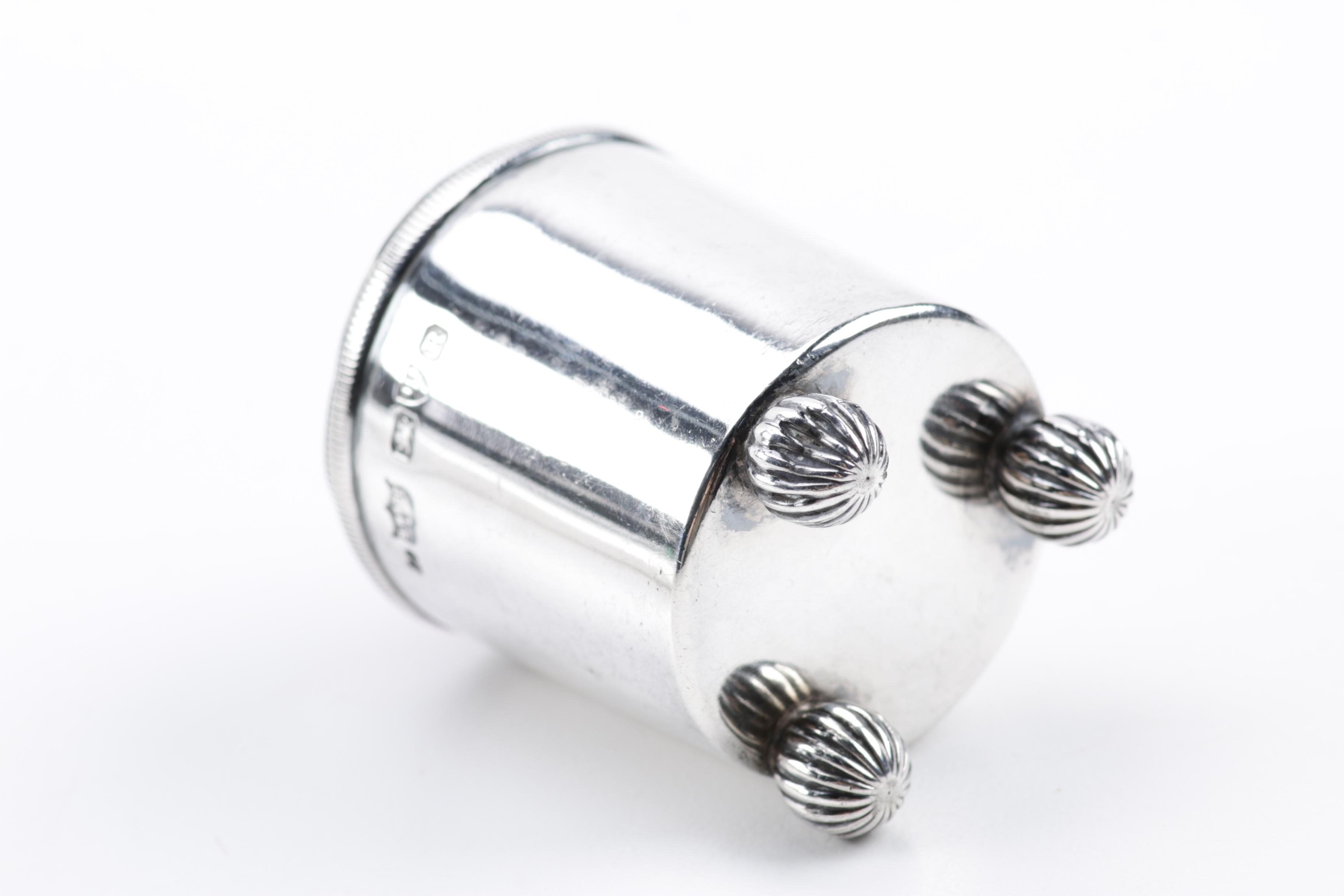 Sampson Mordan & Co. English Sterling Silver Pin Cushion, 1900