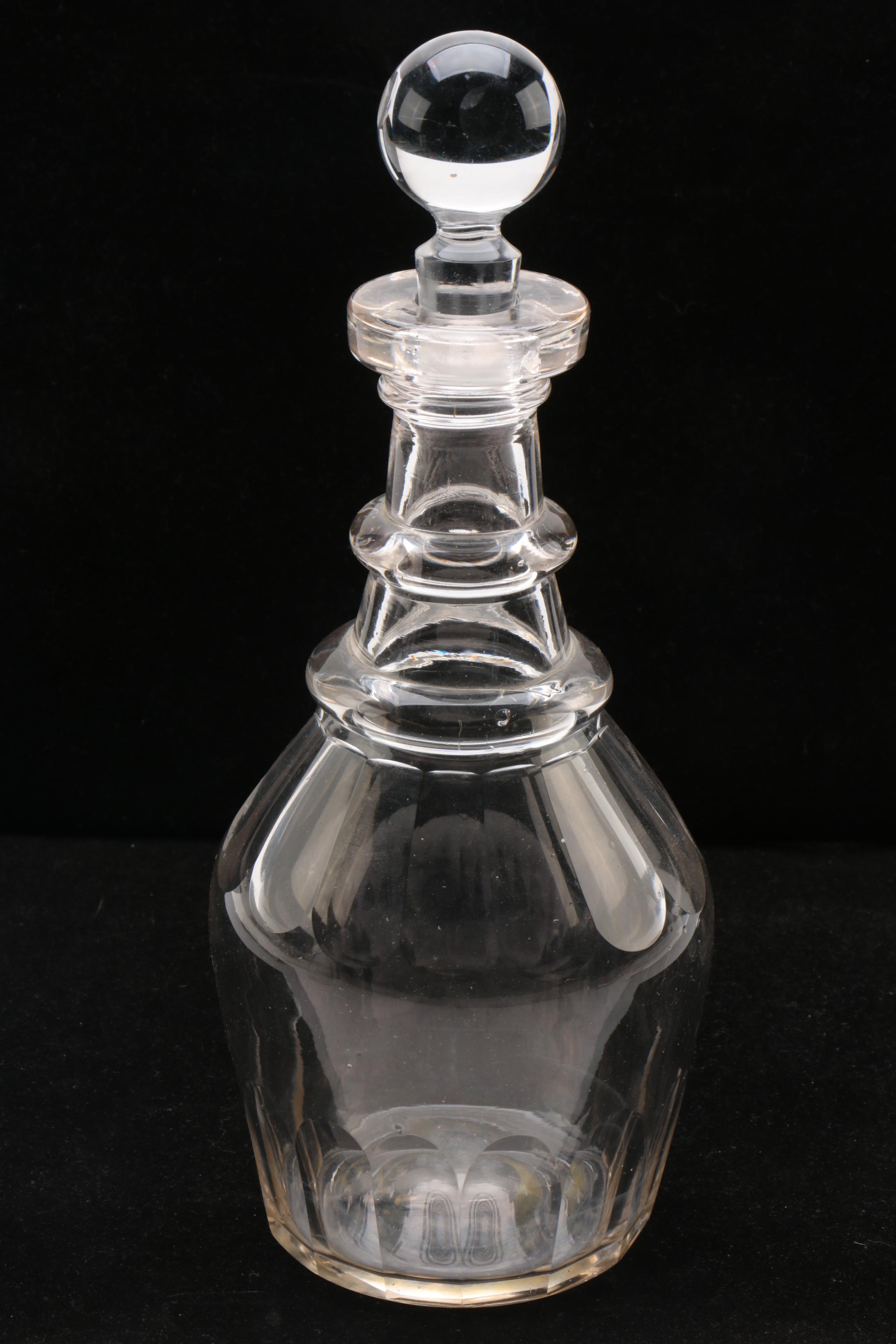 Etched and Cut Glass Decanters