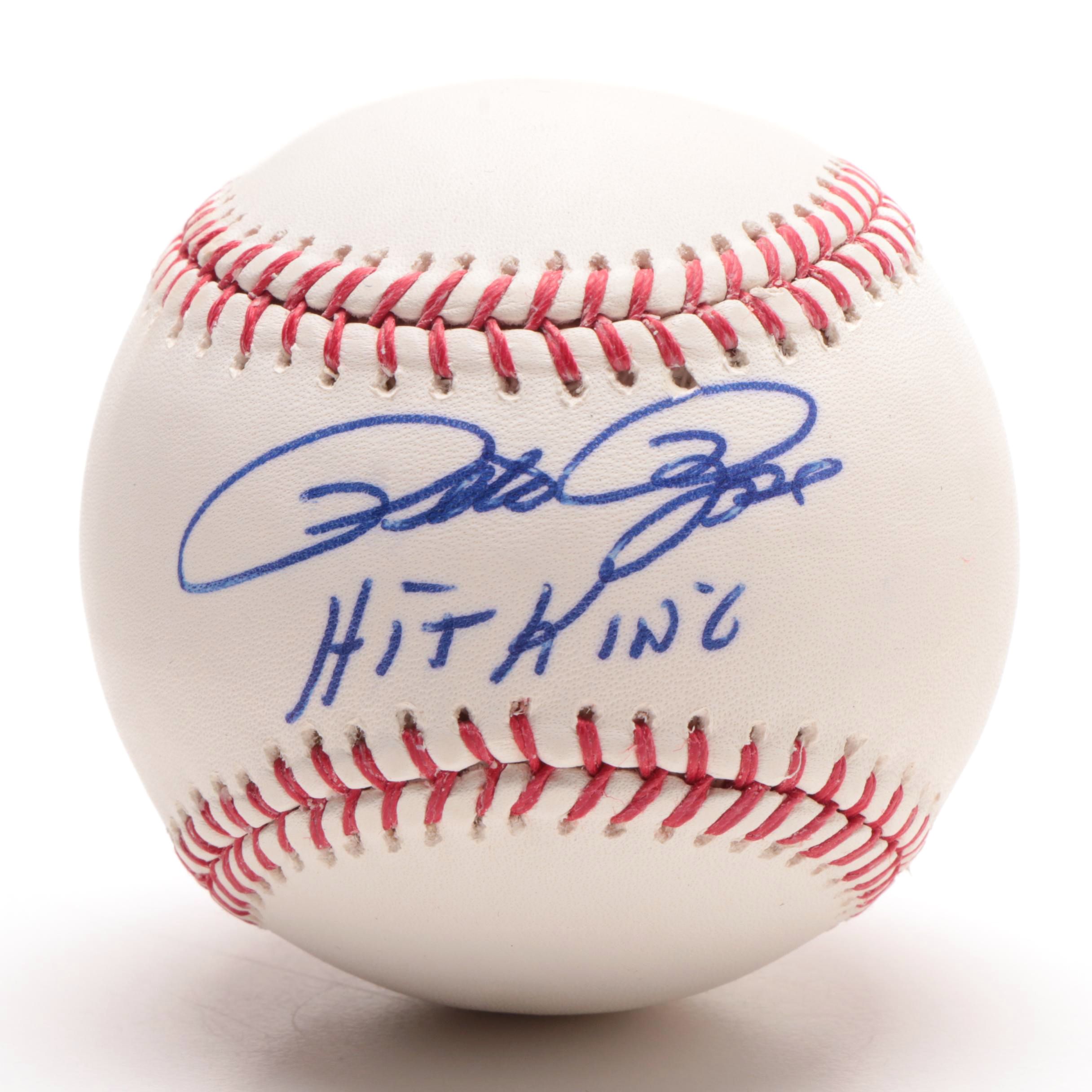 Pete Rose Signed Baseball  COA