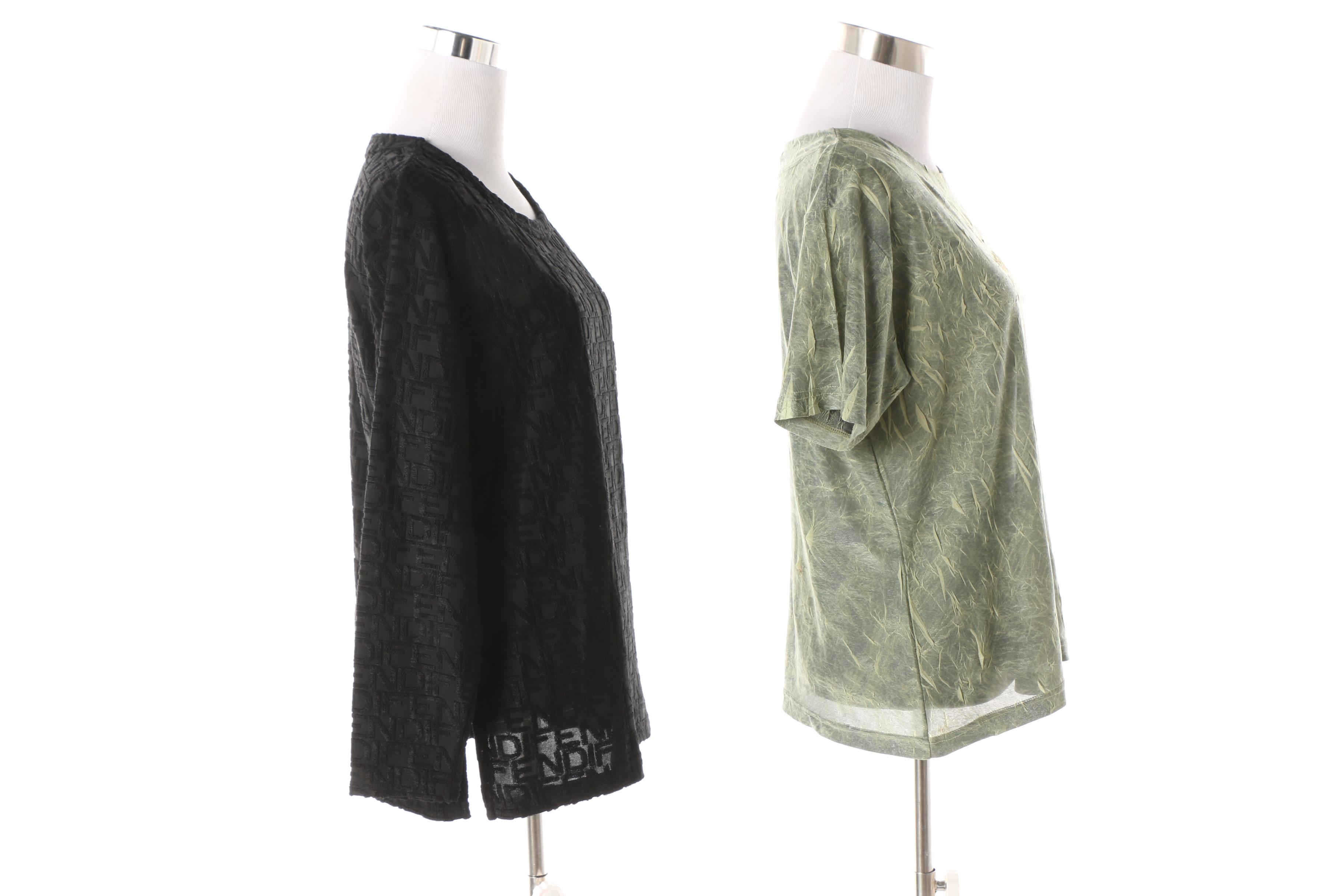 Women's Vintage Fendi and Prada Milano Tops