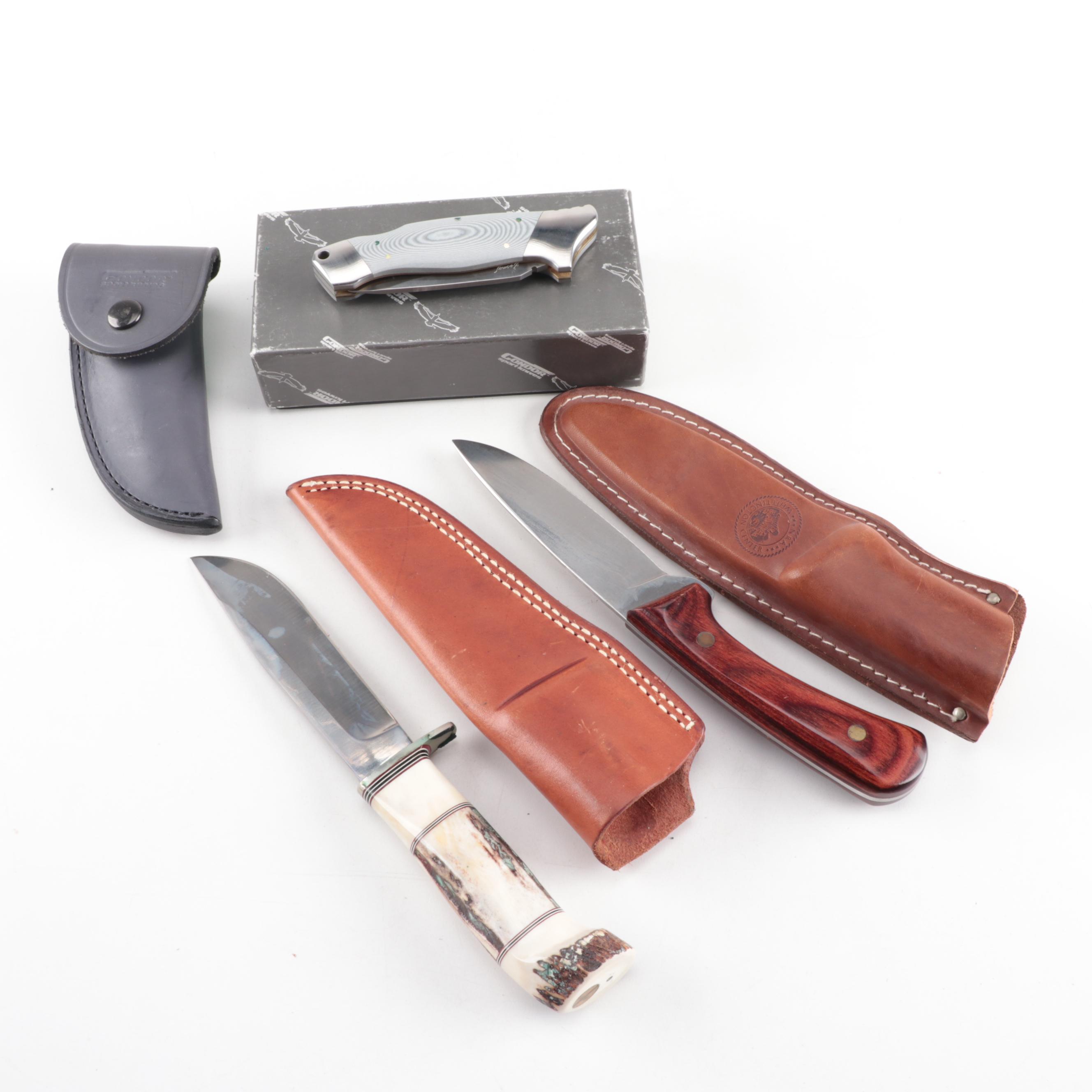 Morseth 1991, Western W84 and Condor 82 SSG Knives