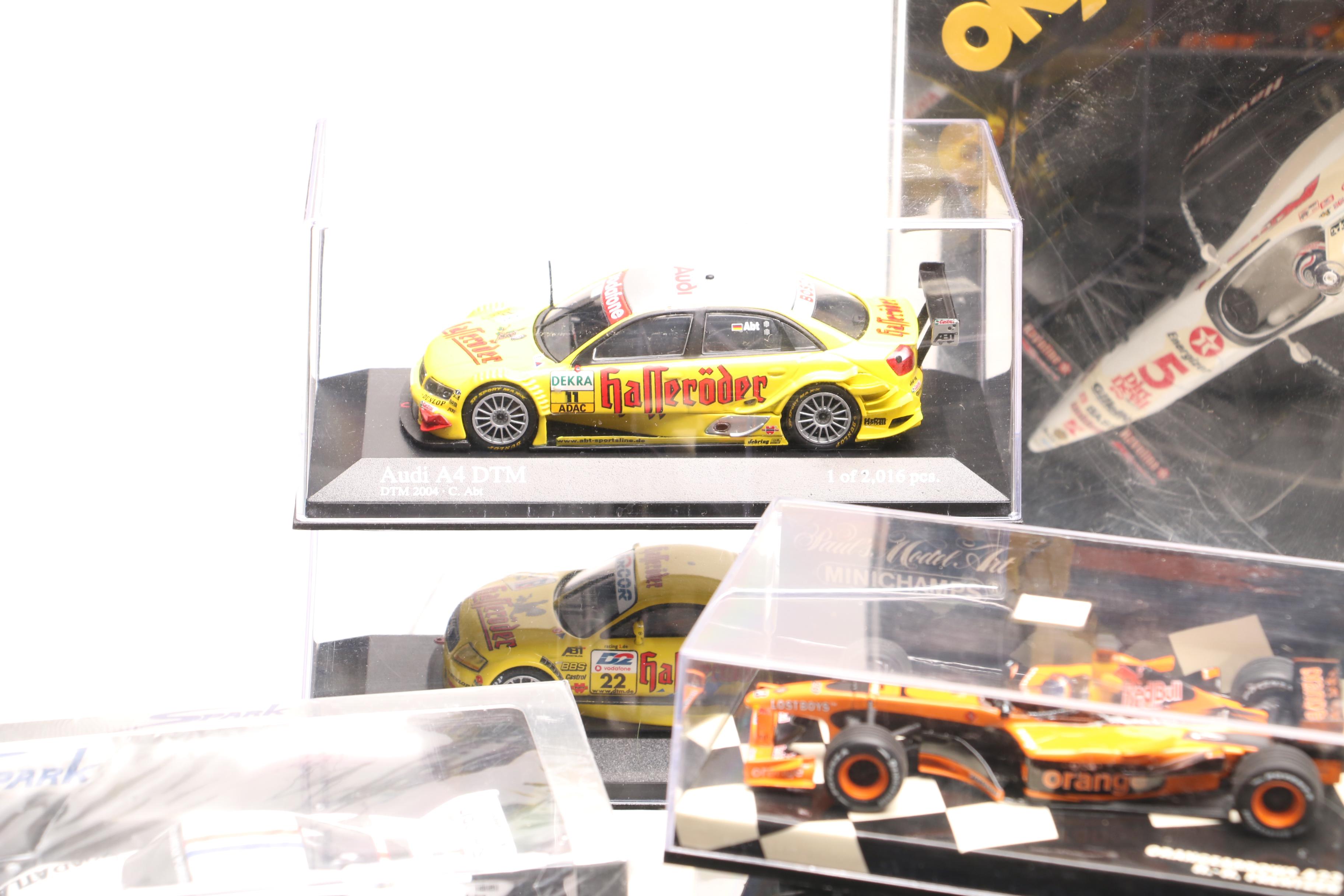 Die Cast Nascar and Indy Race Car Models with Ronnie Peterson Figurine