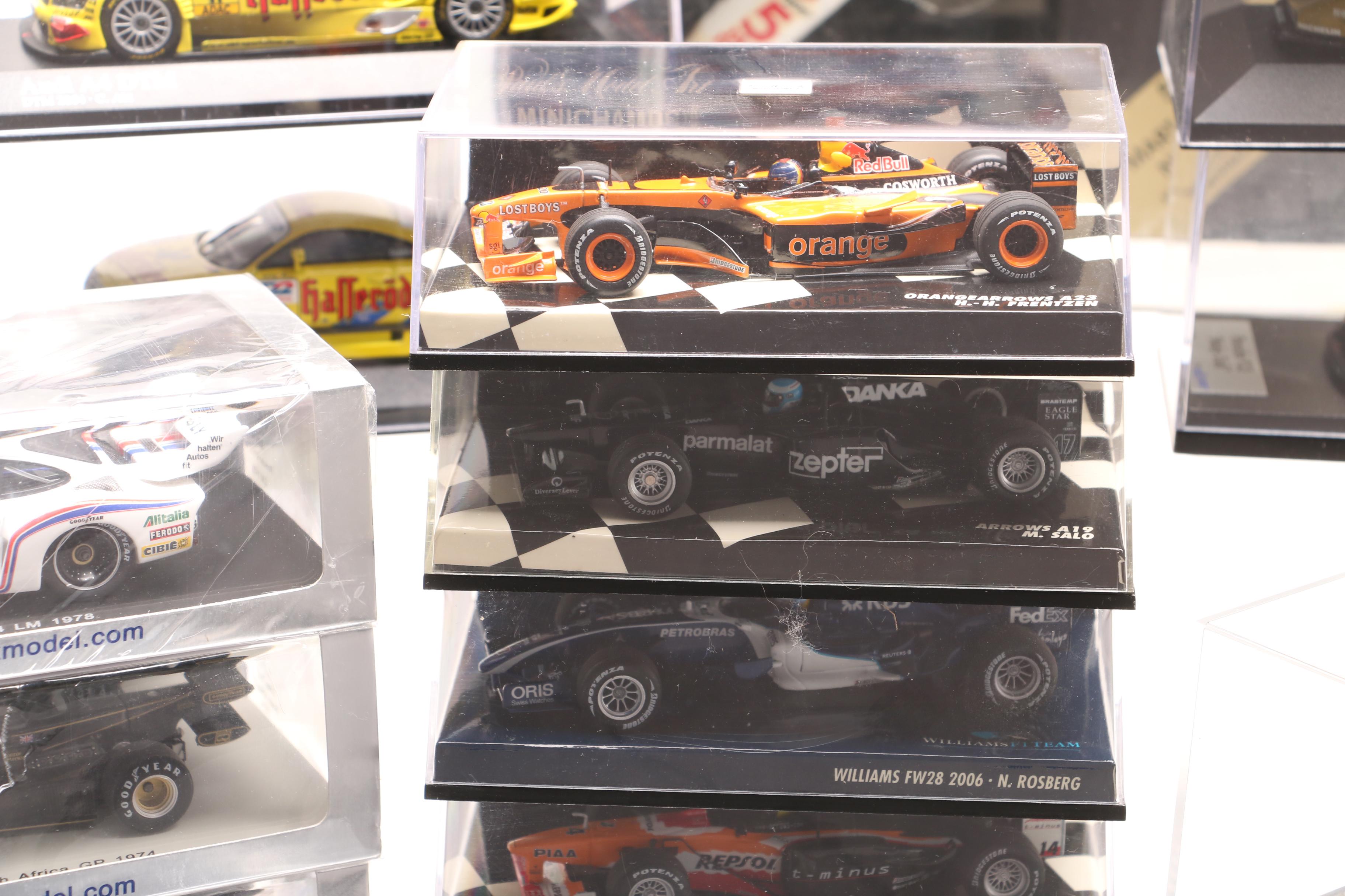 Die Cast Nascar and Indy Race Car Models with Ronnie Peterson Figurine