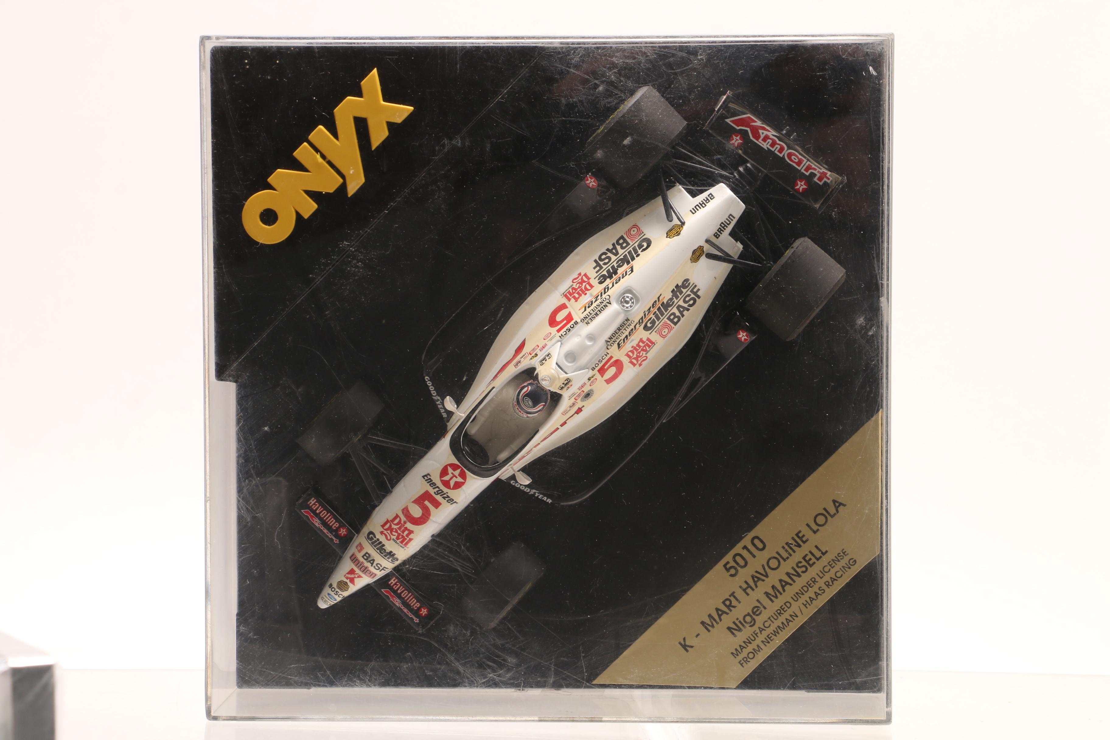 Die Cast Nascar and Indy Race Car Models with Ronnie Peterson Figurine