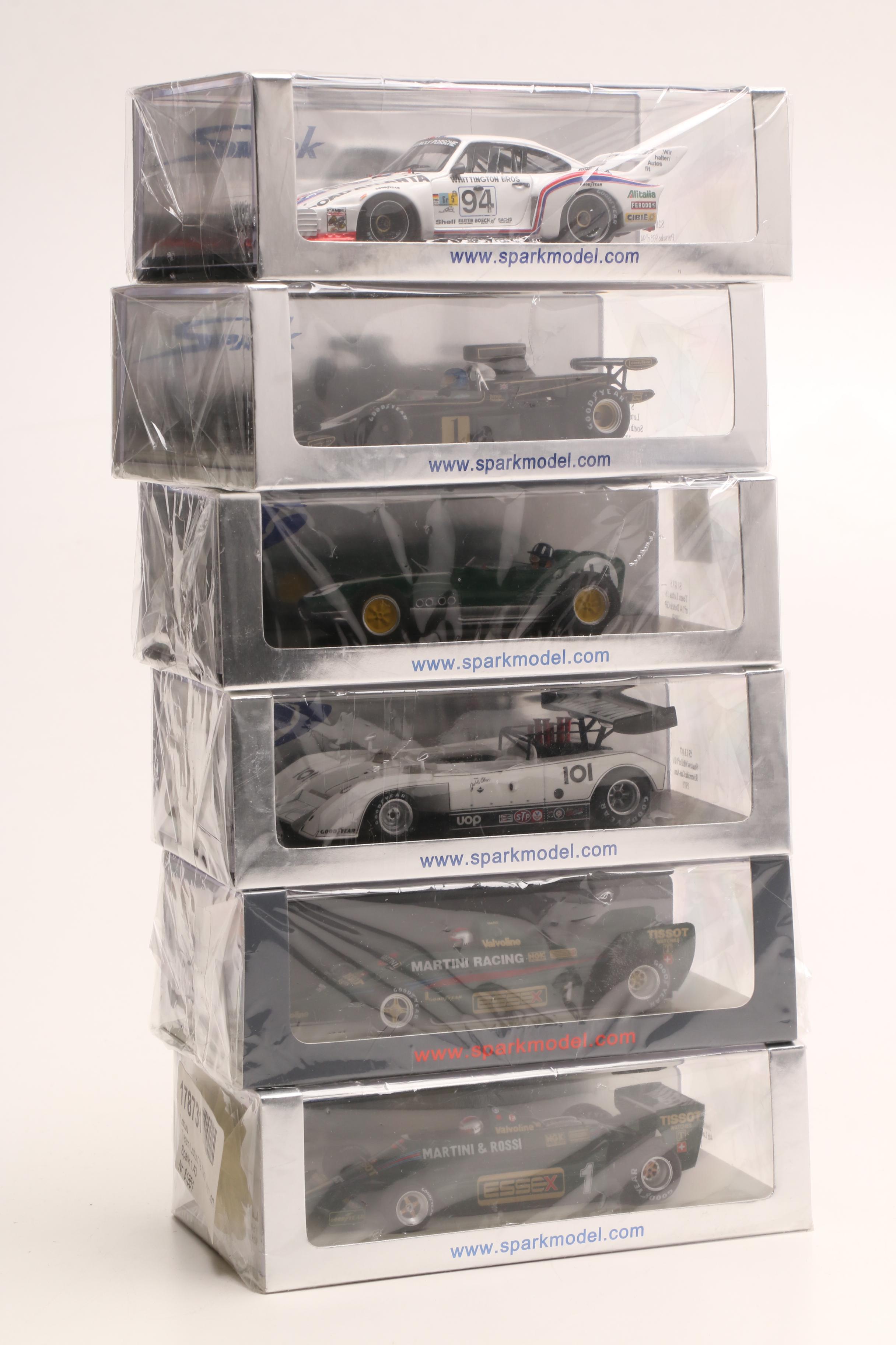 Die Cast Nascar and Indy Race Car Models with Ronnie Peterson Figurine