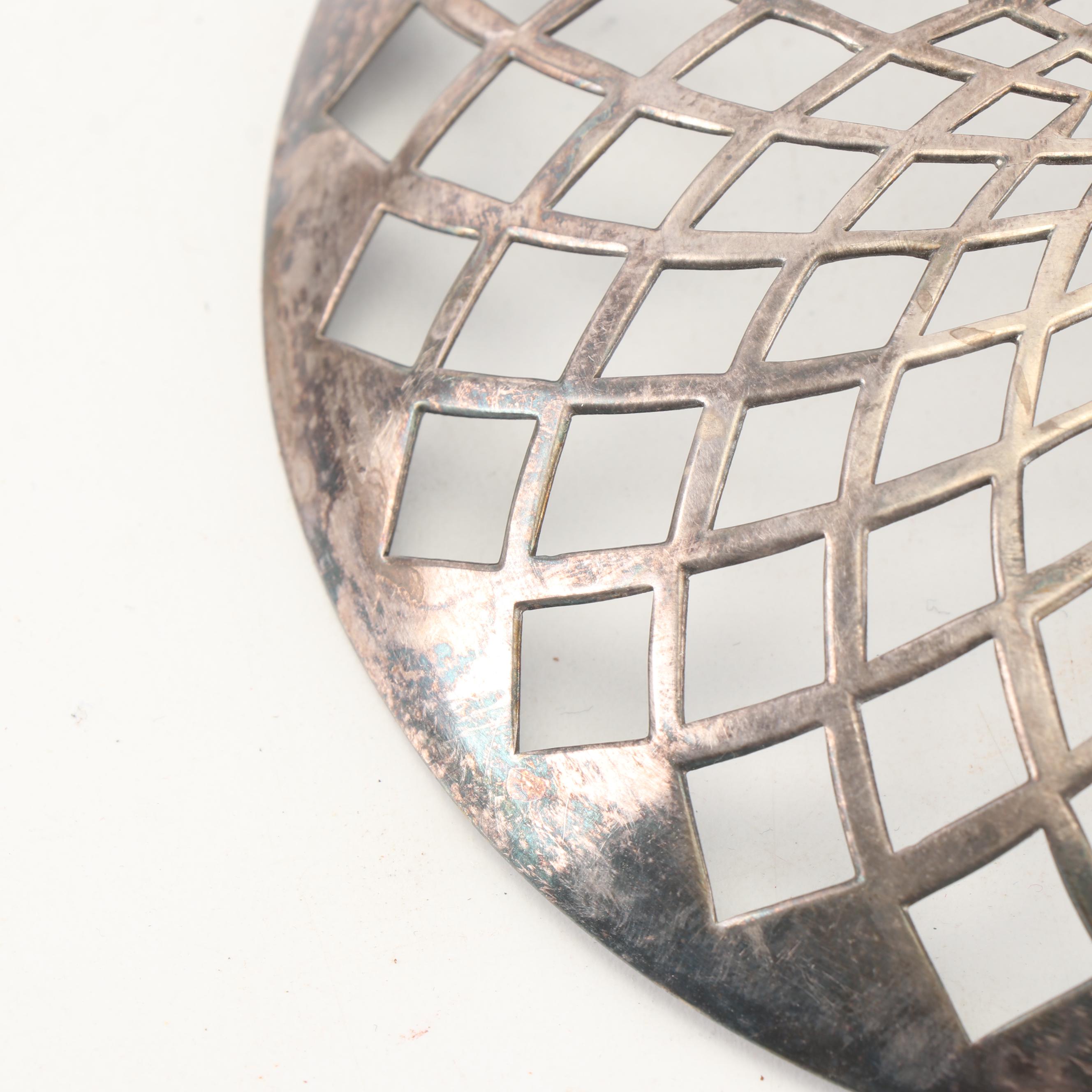 Forbes Silver Co. Silver Plate Centerpiece Flower Frog, Circa 1920s