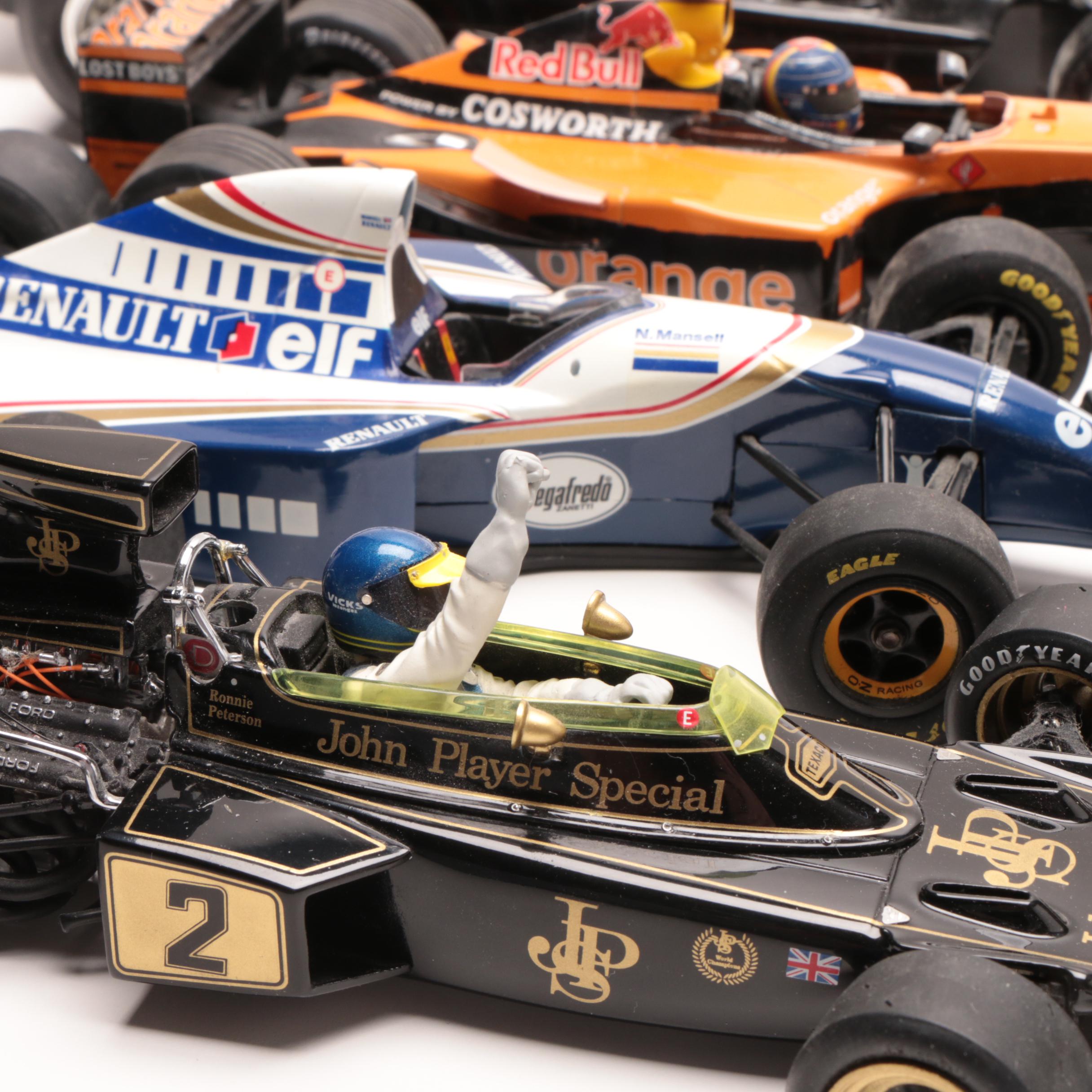 Die-Cast Indy Cars Including Polistil and Burago Lotus
