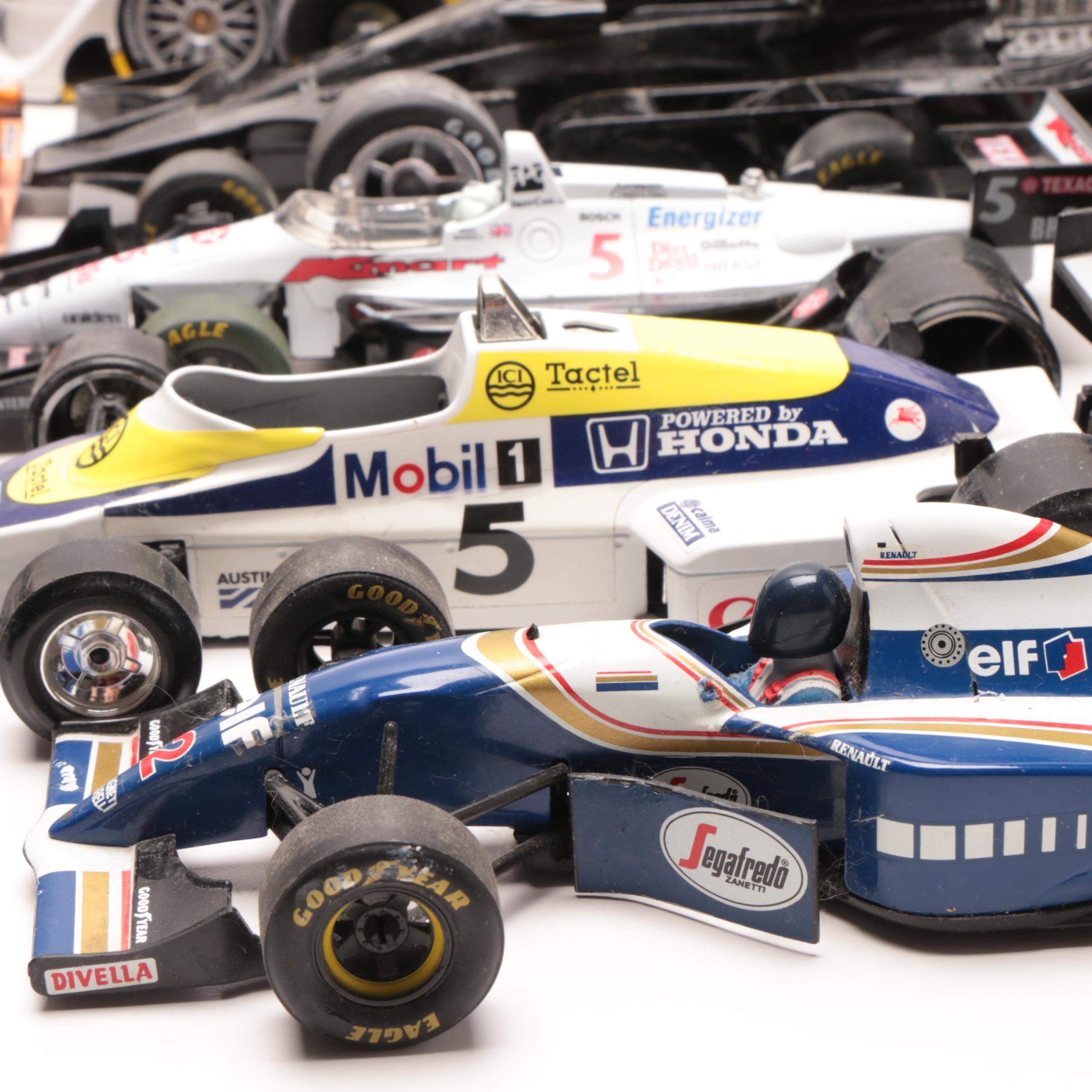 Die-Cast Indy Cars Including Polistil and Burago Lotus