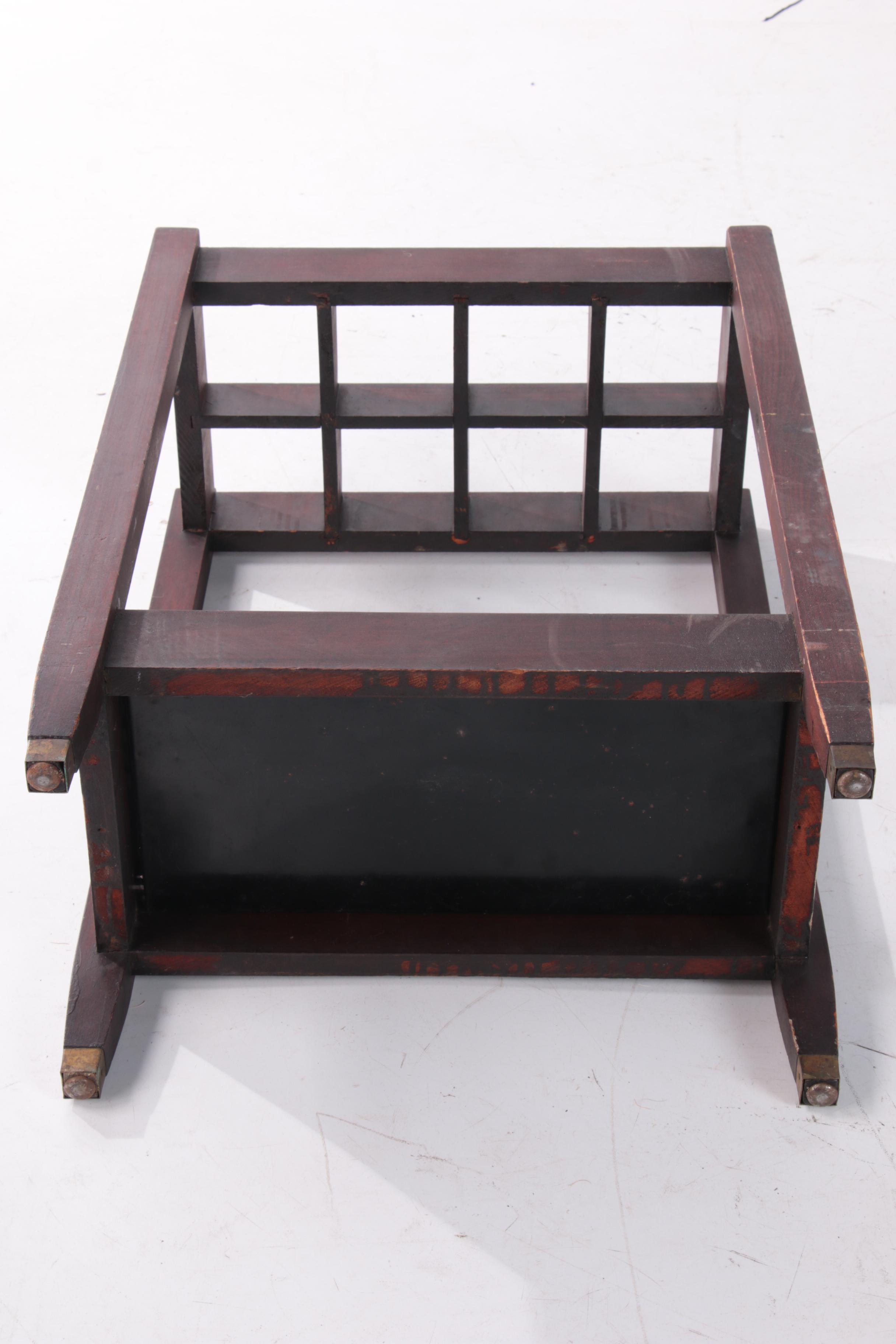 Contemporary Mission Style Painted Wooden Umbrella Stand