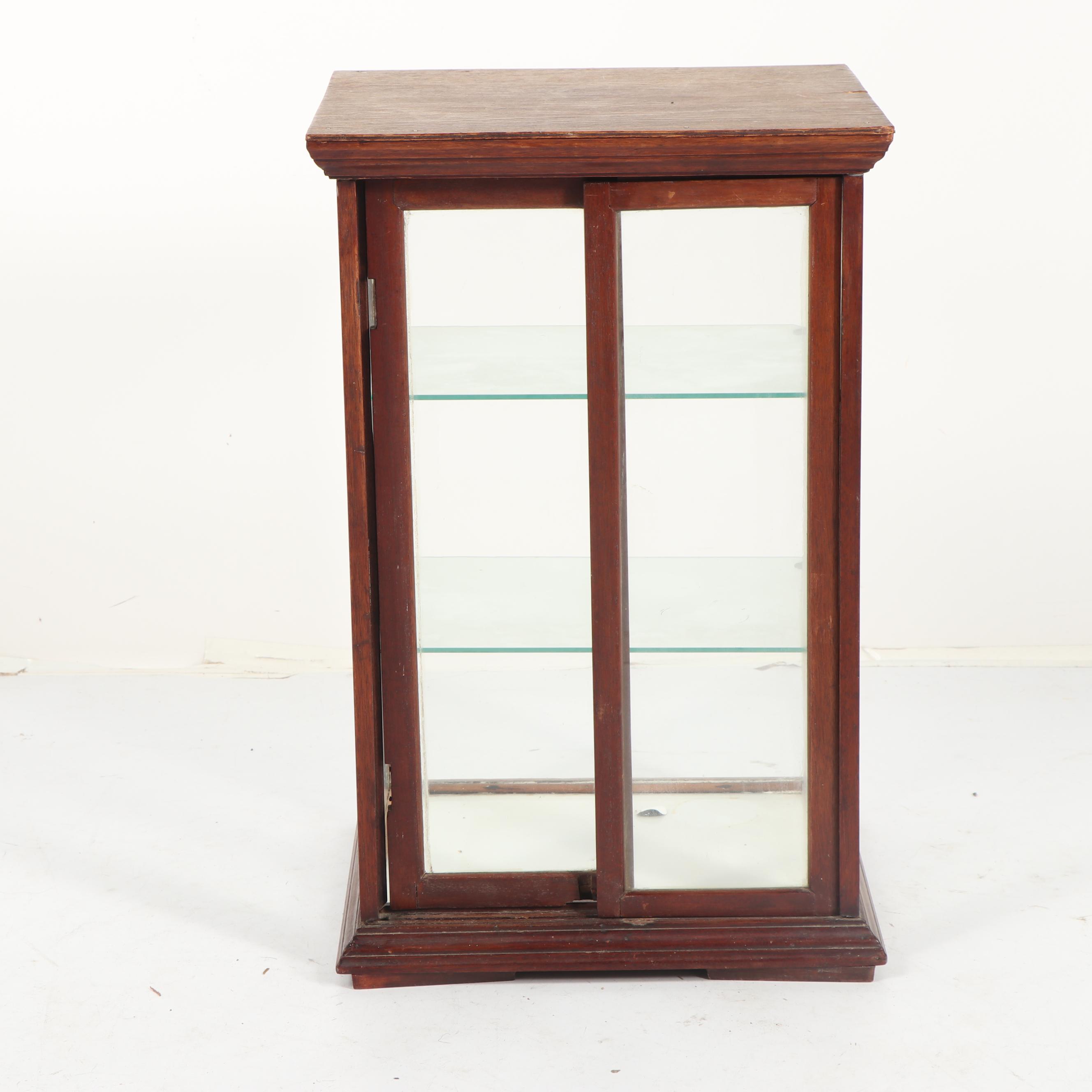 "Cadbury's Chocolate" Oak and Glass Counter Display Case, Early 20th Century