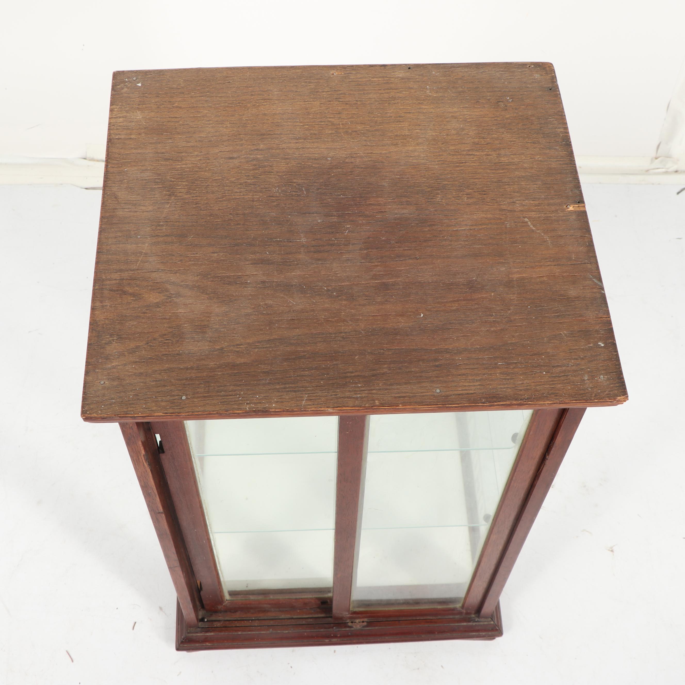 "Cadbury's Chocolate" Oak and Glass Counter Display Case, Early 20th Century