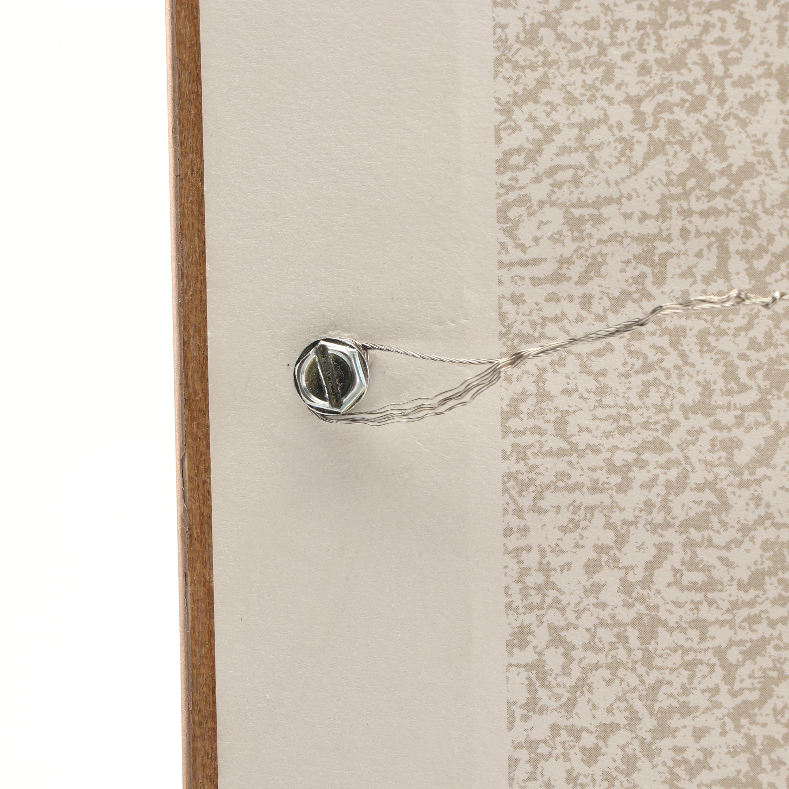 Edna Hibel Offset Lithograph  "The Bonnet"