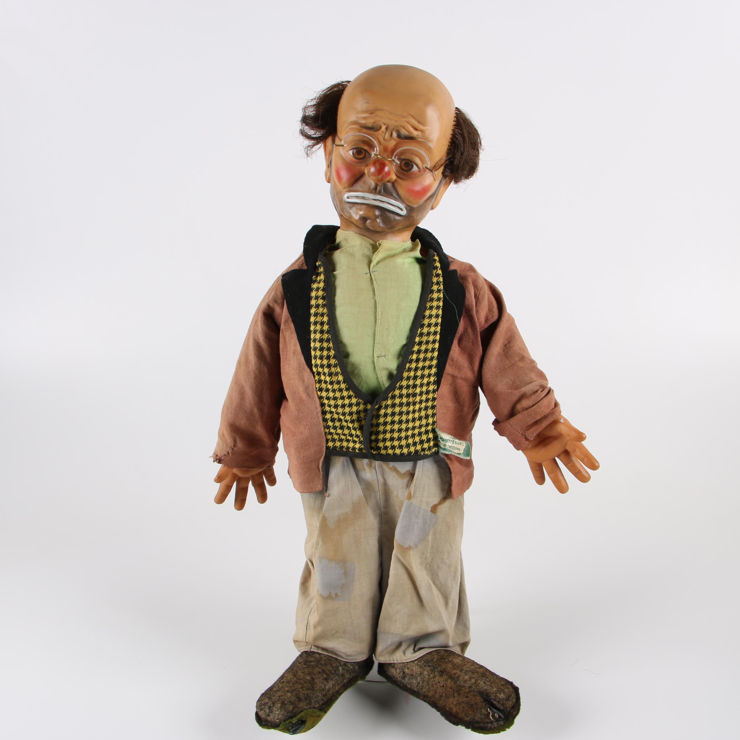 Emmett Kelly "Willie", Swiss Knie Circus, and Ron Lee Clown Dolls, 1960-90s