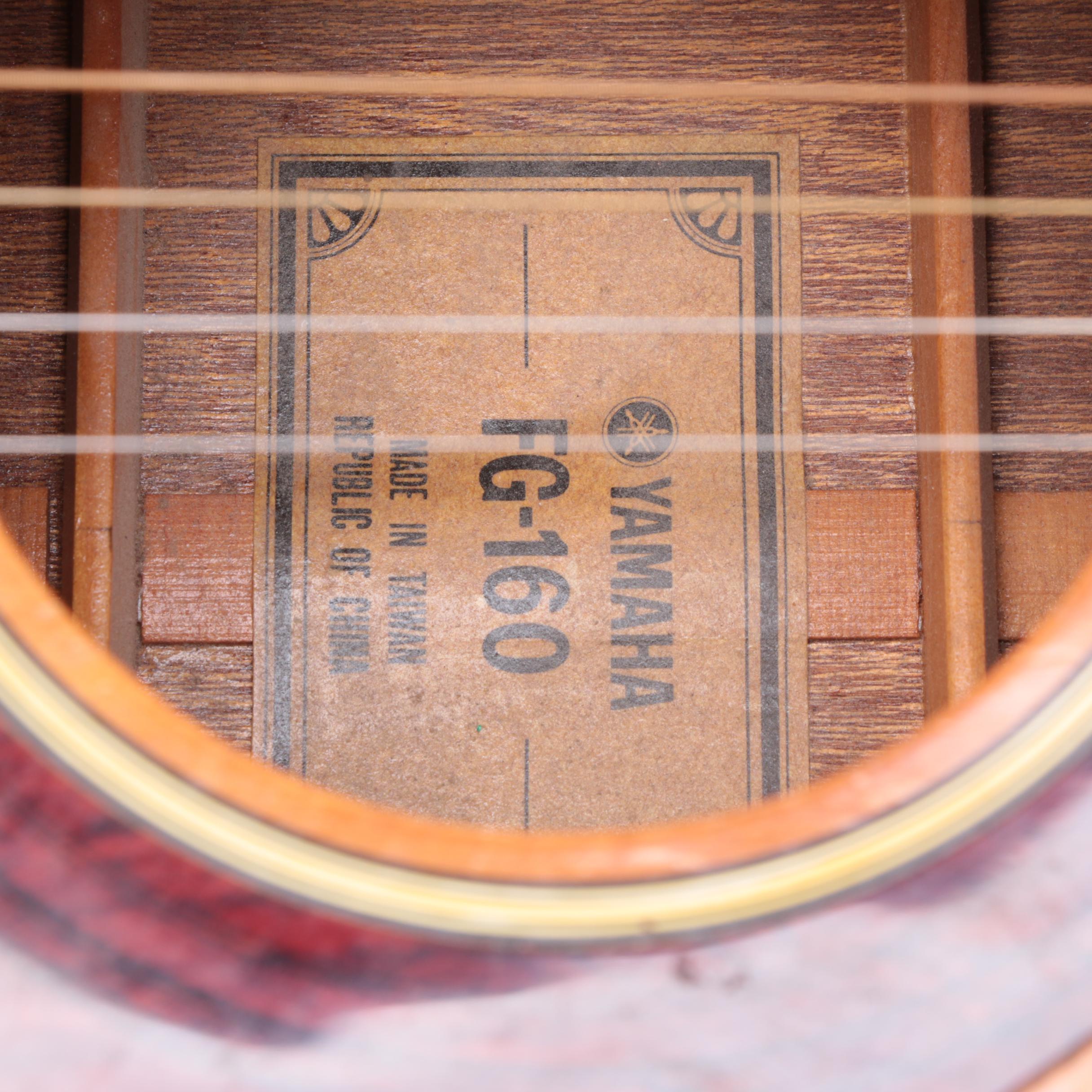Yamaha FG-160 Acoustic Guitar, circa 1970s