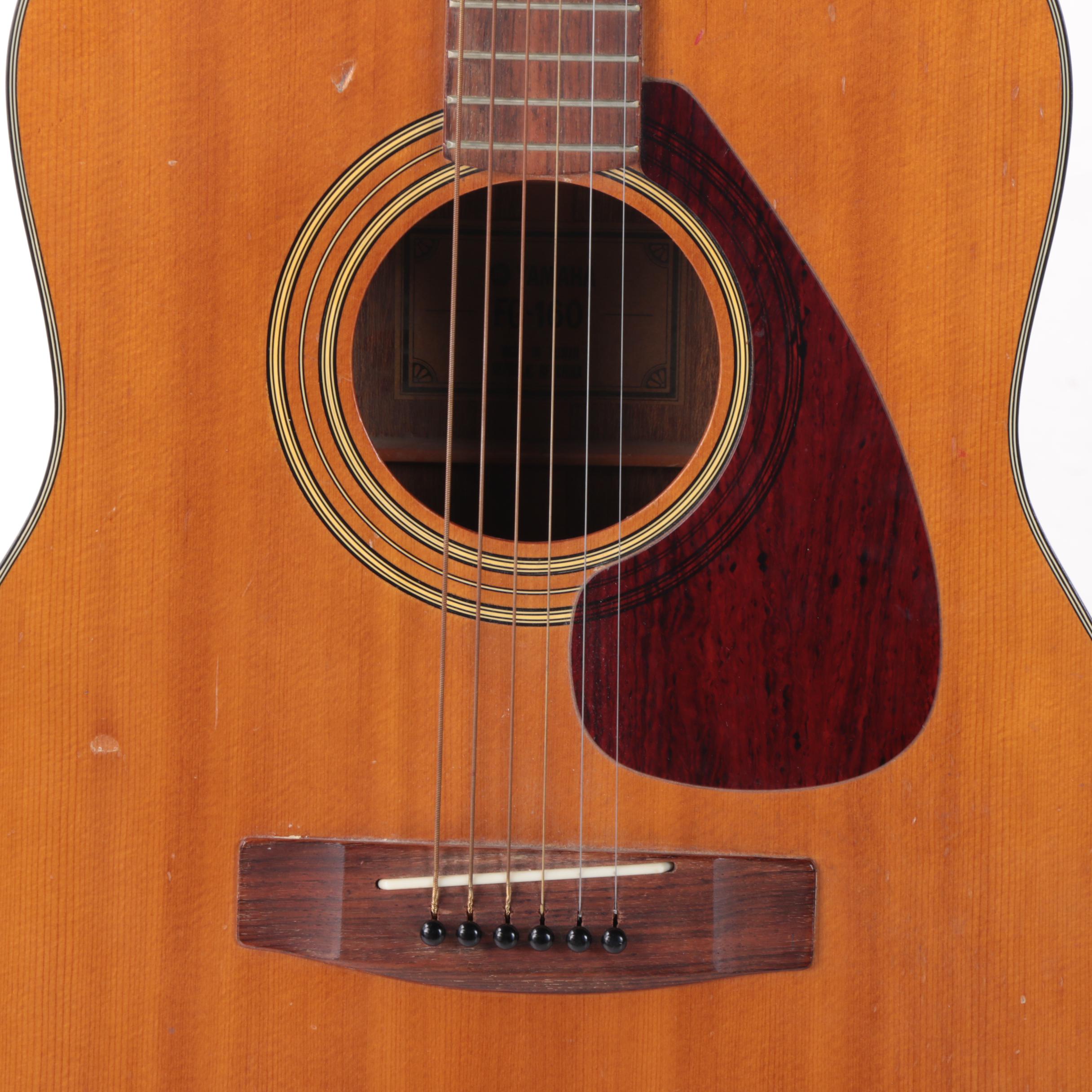 Yamaha FG-160 Acoustic Guitar, circa 1970s