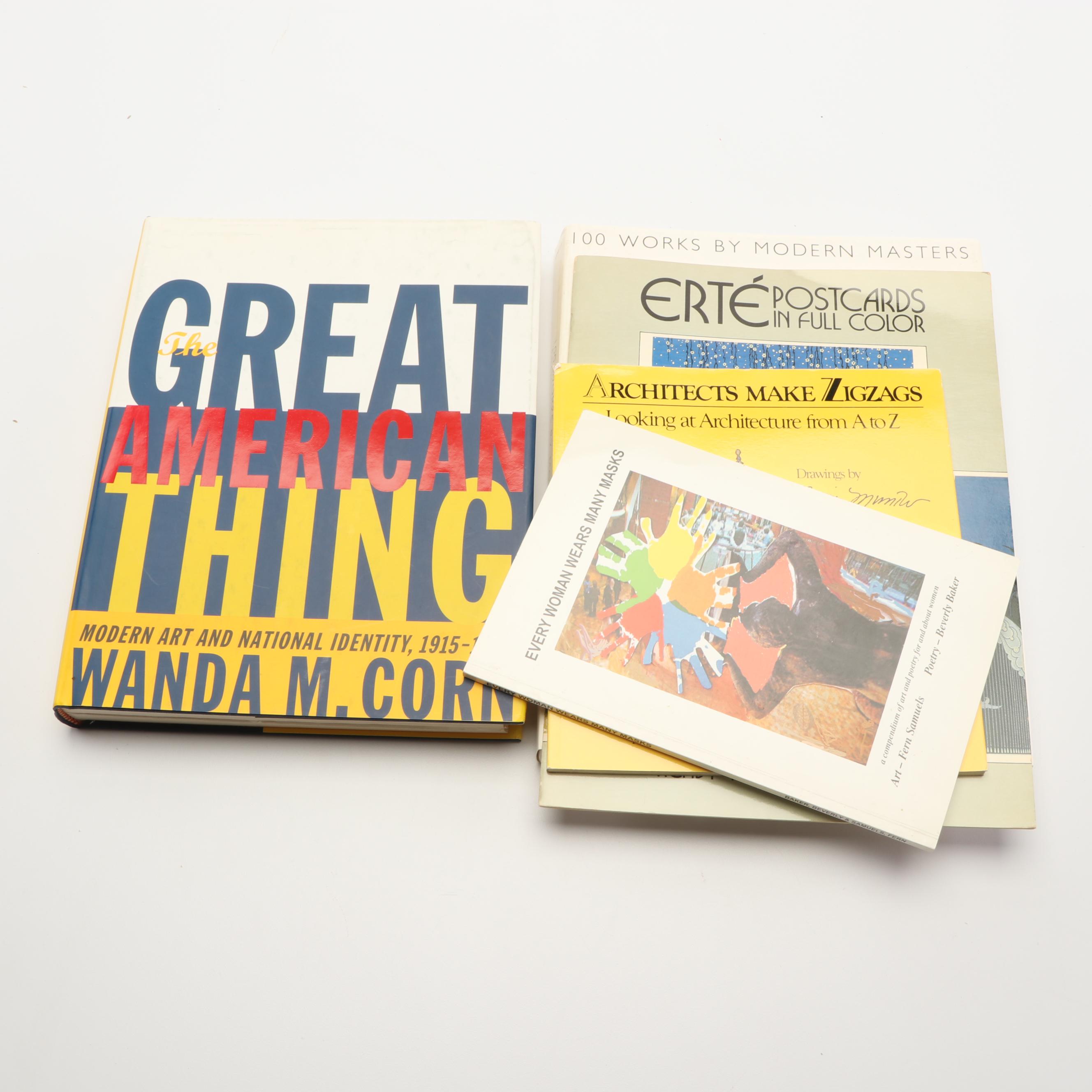 Art Books including "The Great American Thing" by Wanda M. Corn