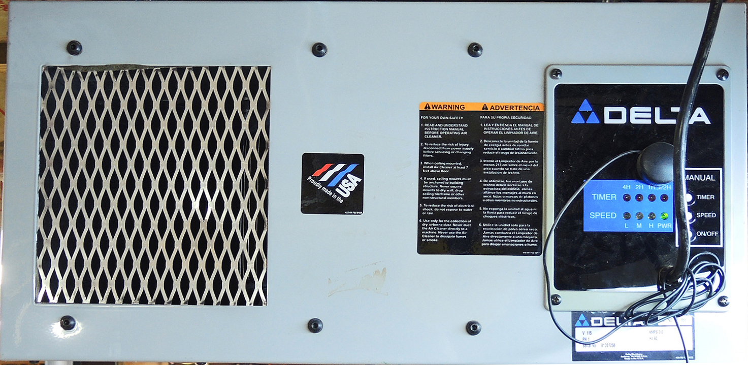 Delta Wood Working Air Filtration System