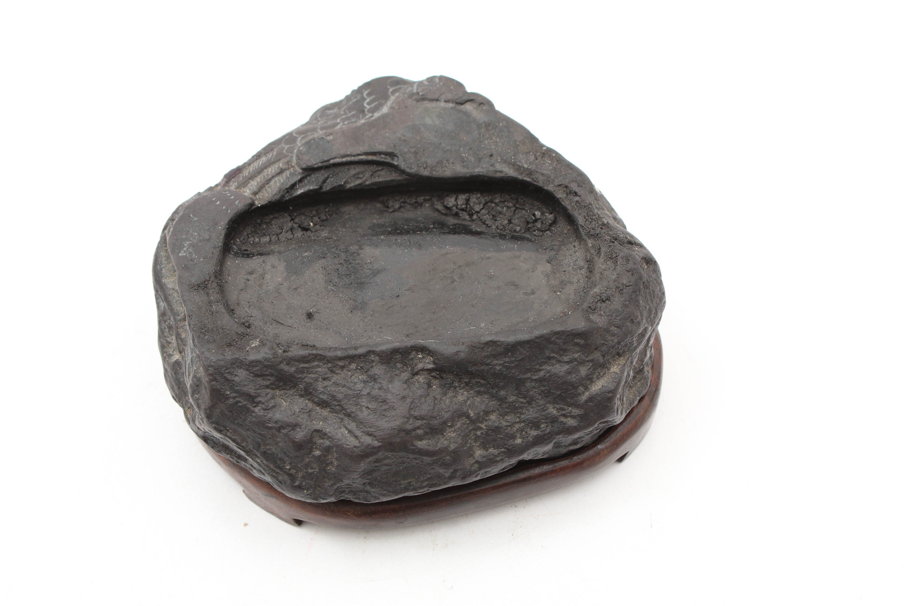 Antique Chinese Ink Stone and Brass Ink Box