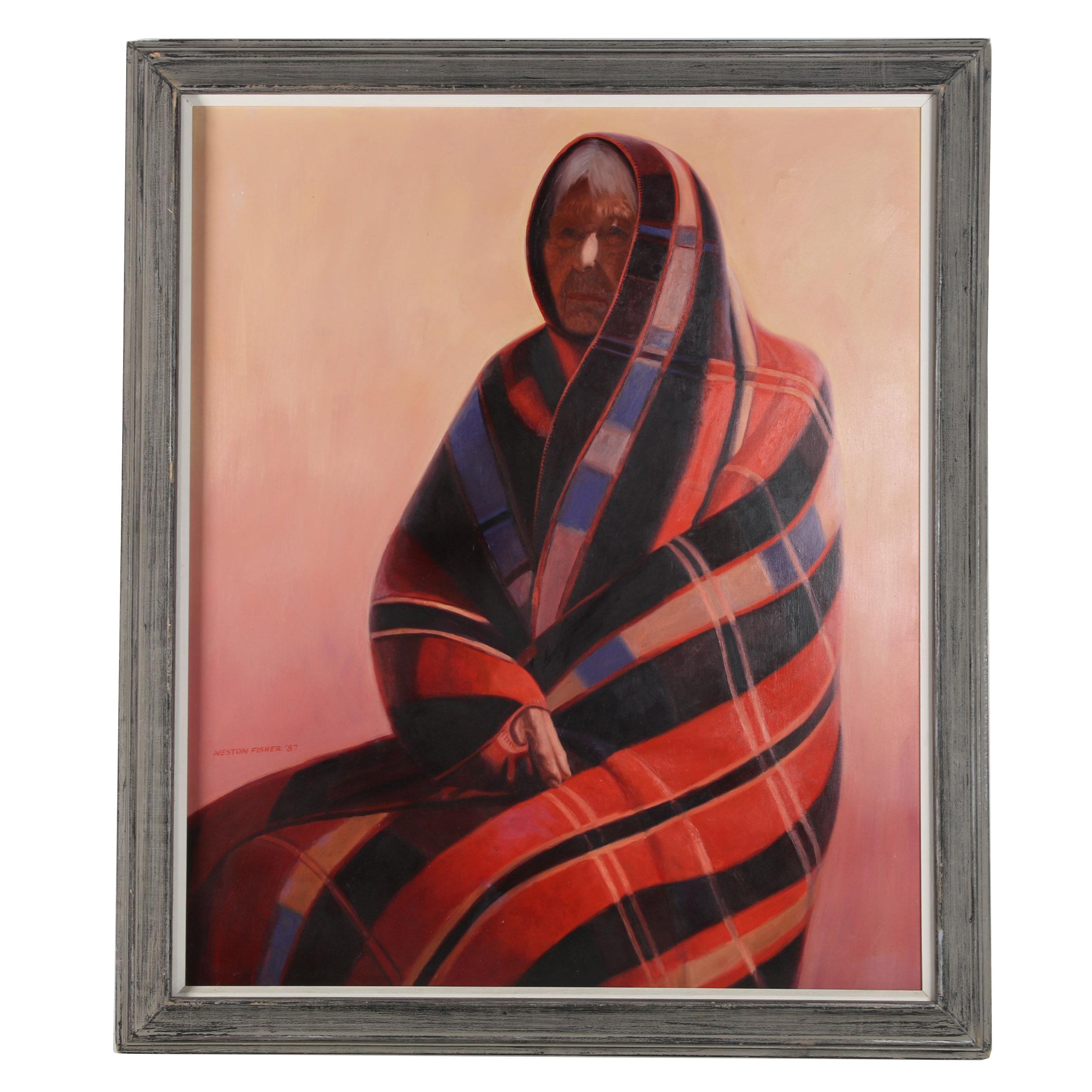 Weston Fisher Oil Painting