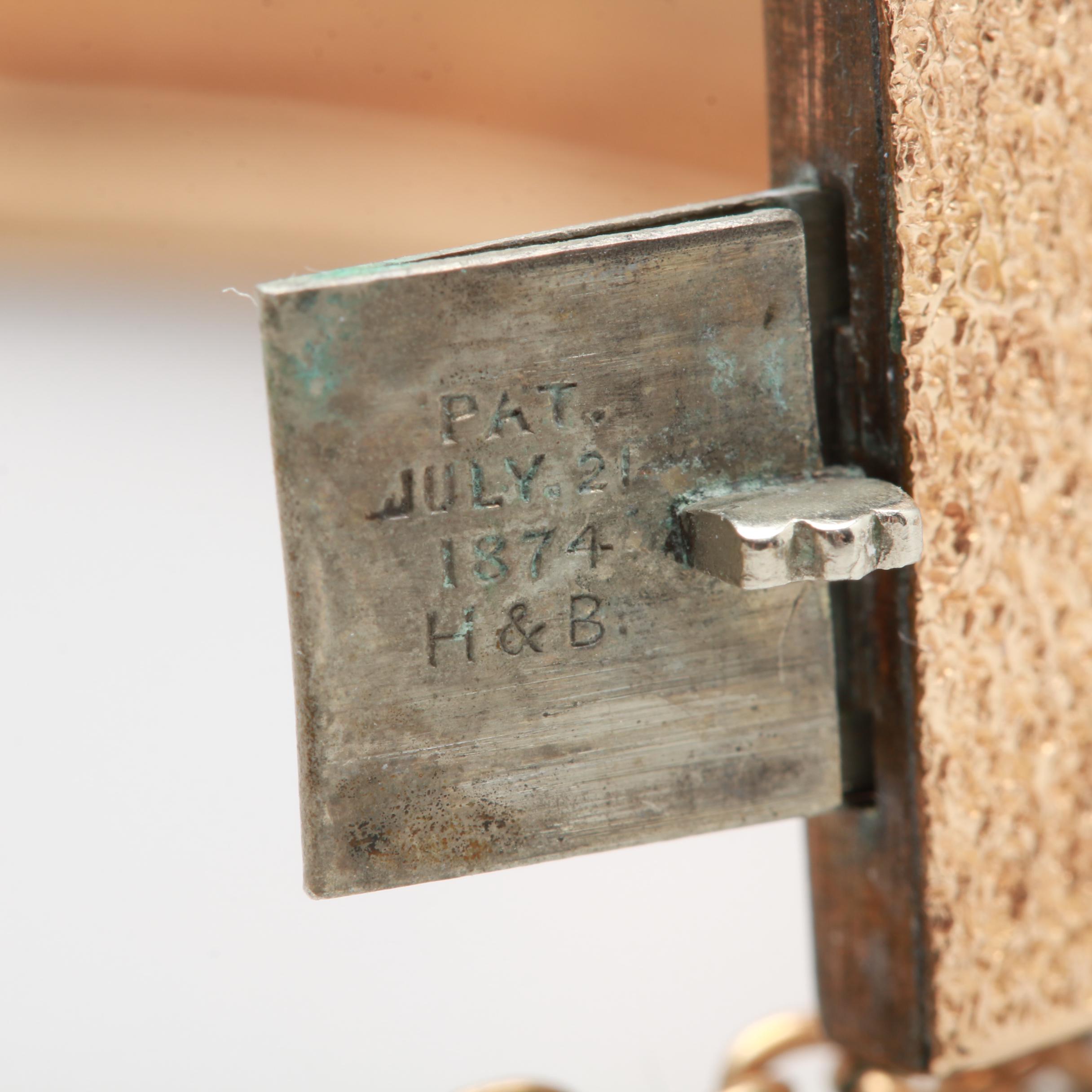 Mid-Victorian Hayward and Briggs Gold Tone Enamel Bangle Bracelets