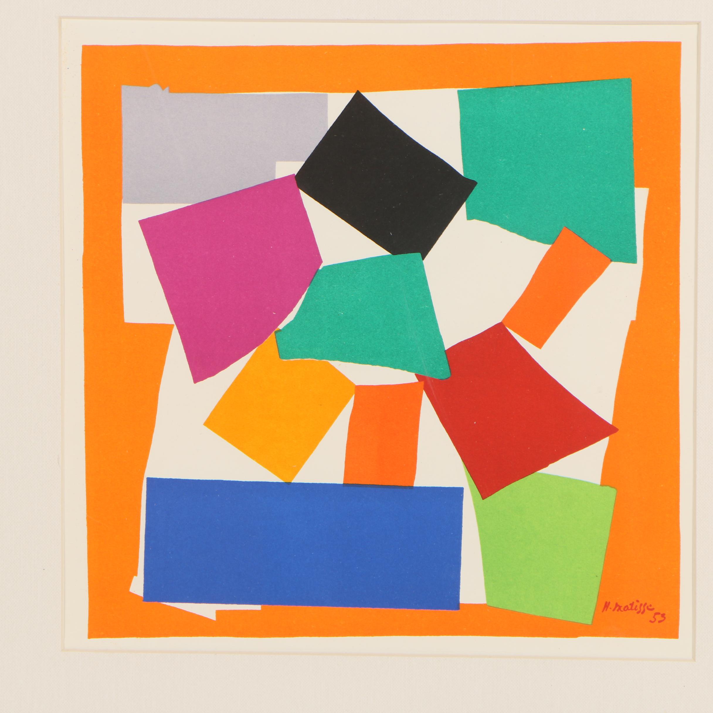 Henri Matisse Lithograph "L'Escargot" from "Verve"
