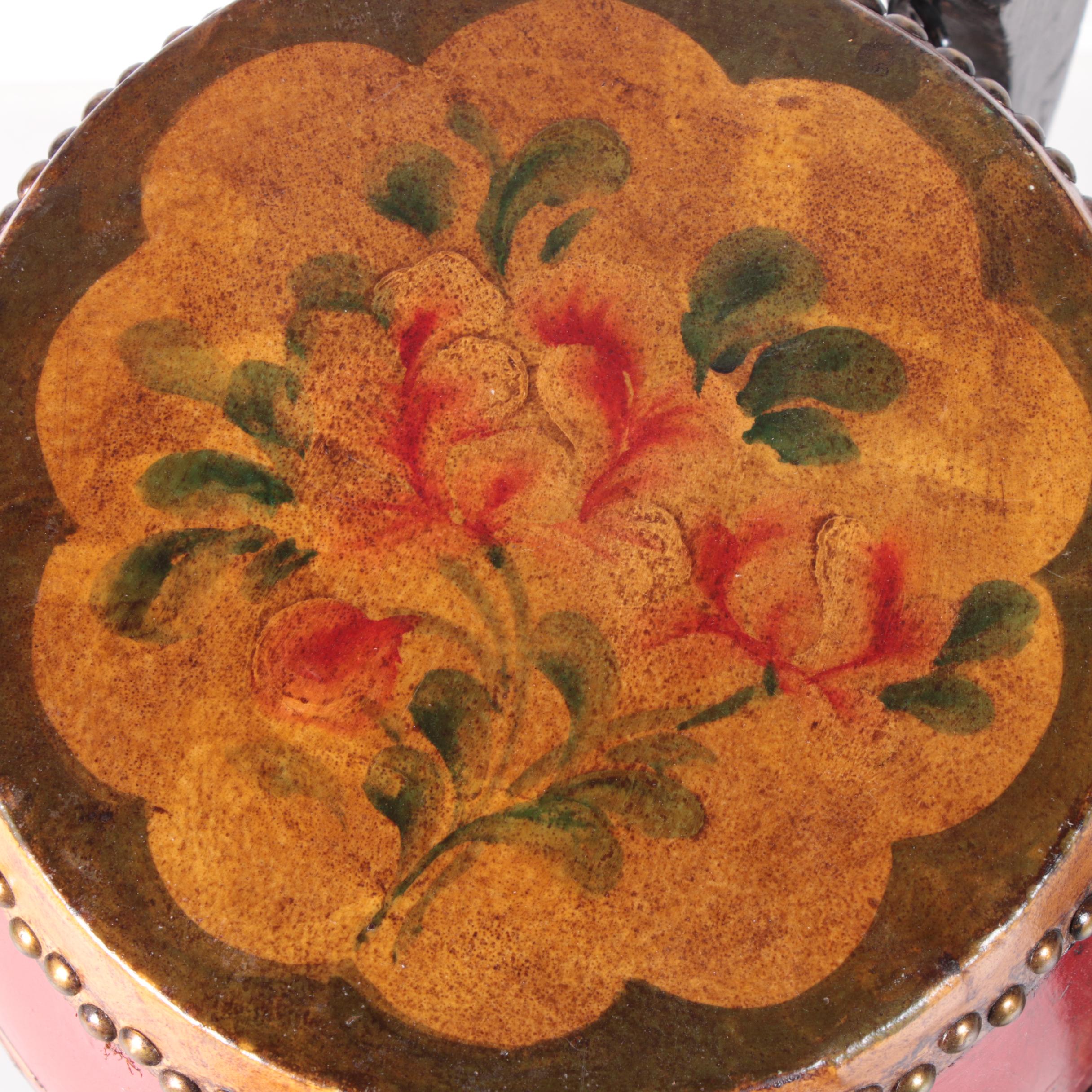 Chinese Tanggu Style Drum with Wooden Stand