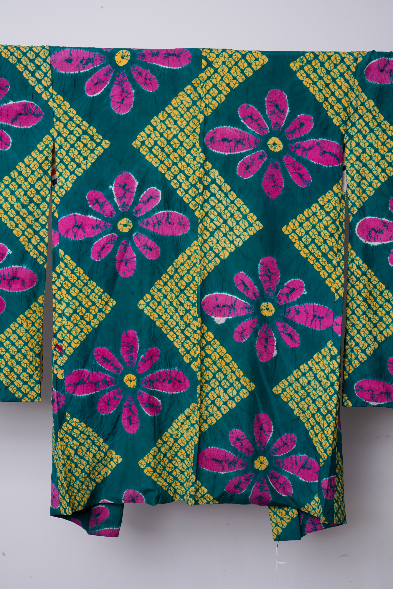 Circa 1925 Vintage Handwoven Silk Haori Jacket