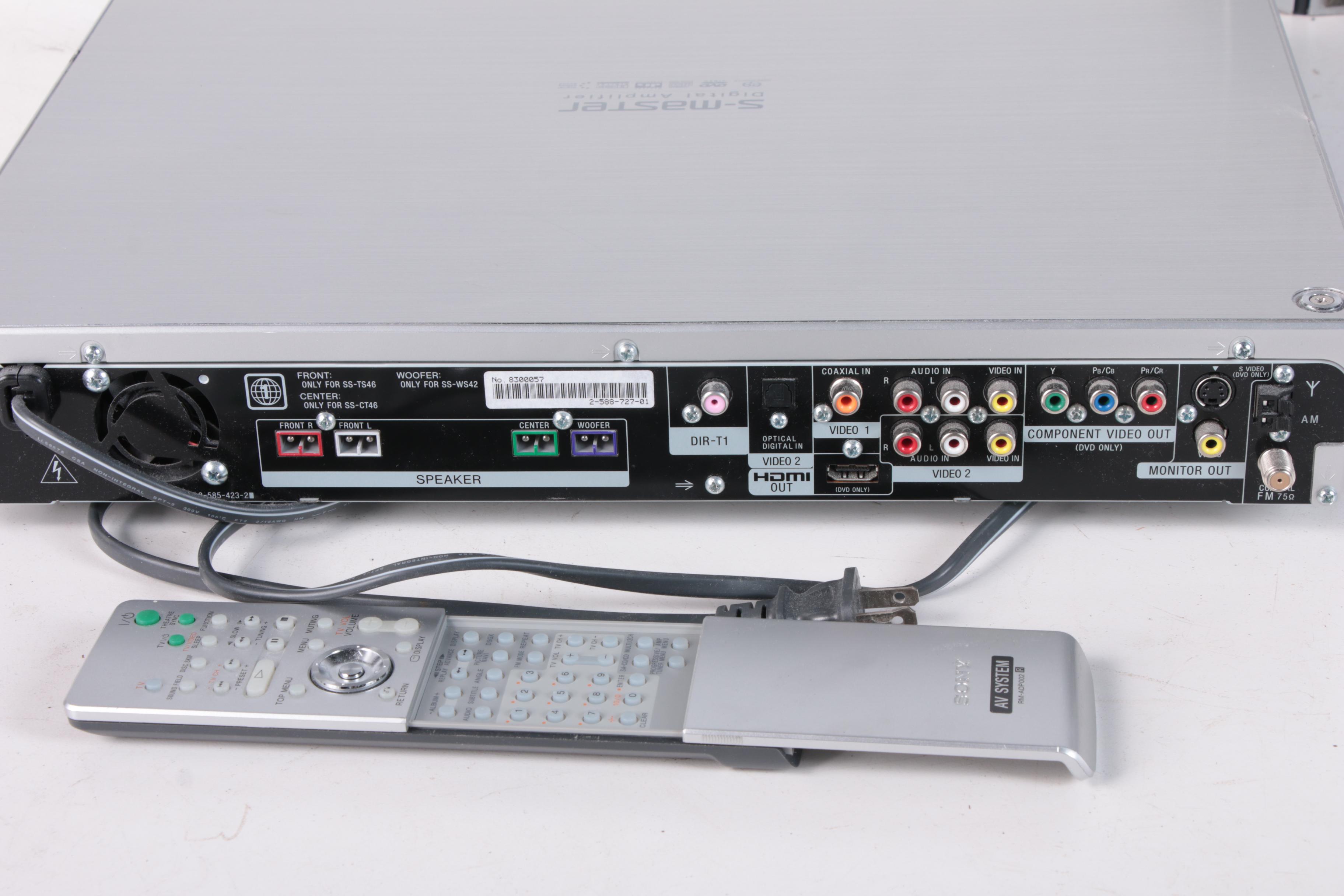 Sony Super Audio CD/DVD Receiver with Speaker System