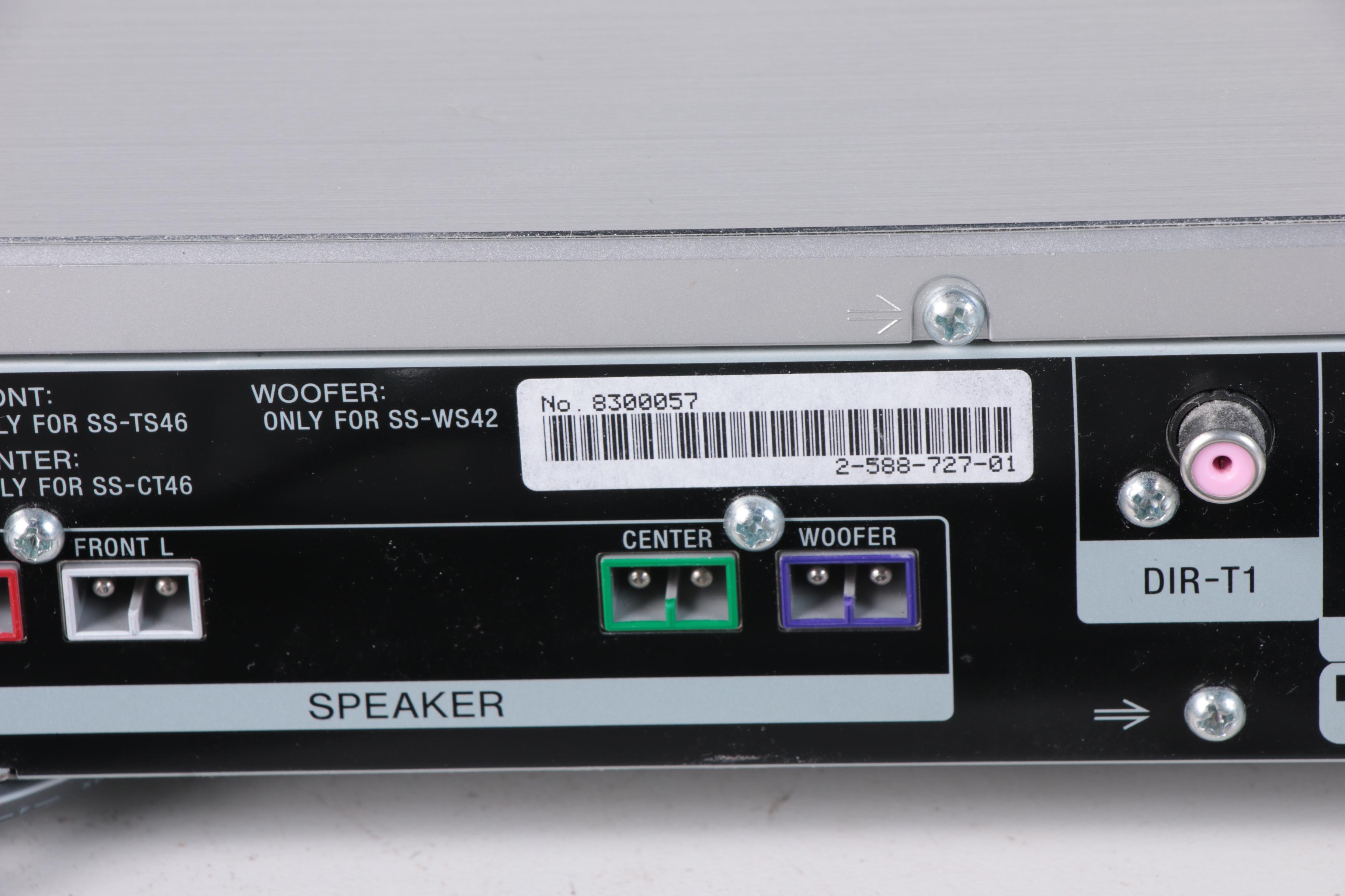 Sony Super Audio CD/DVD Receiver with Speaker System