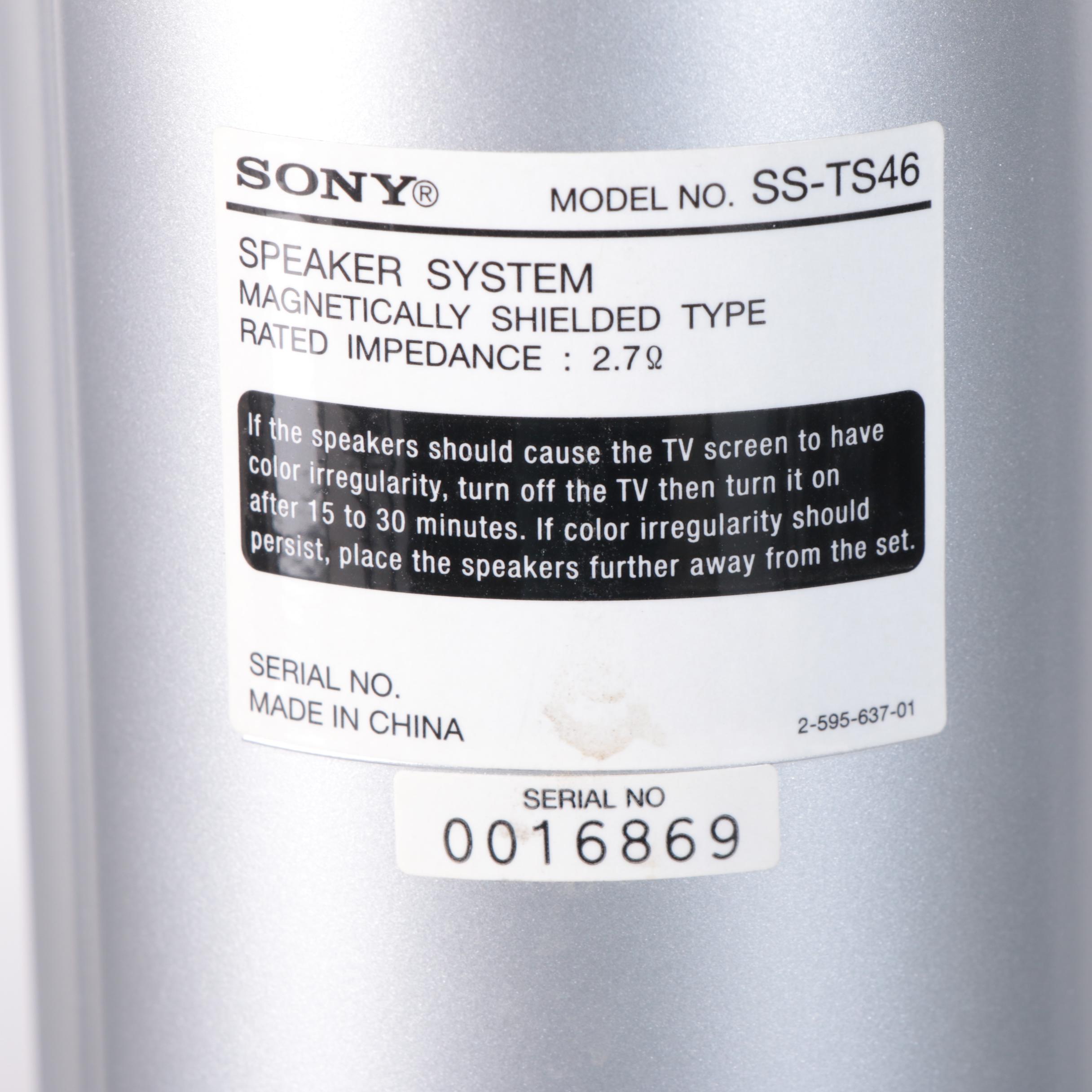 Sony Super Audio CD/DVD Receiver with Speaker System