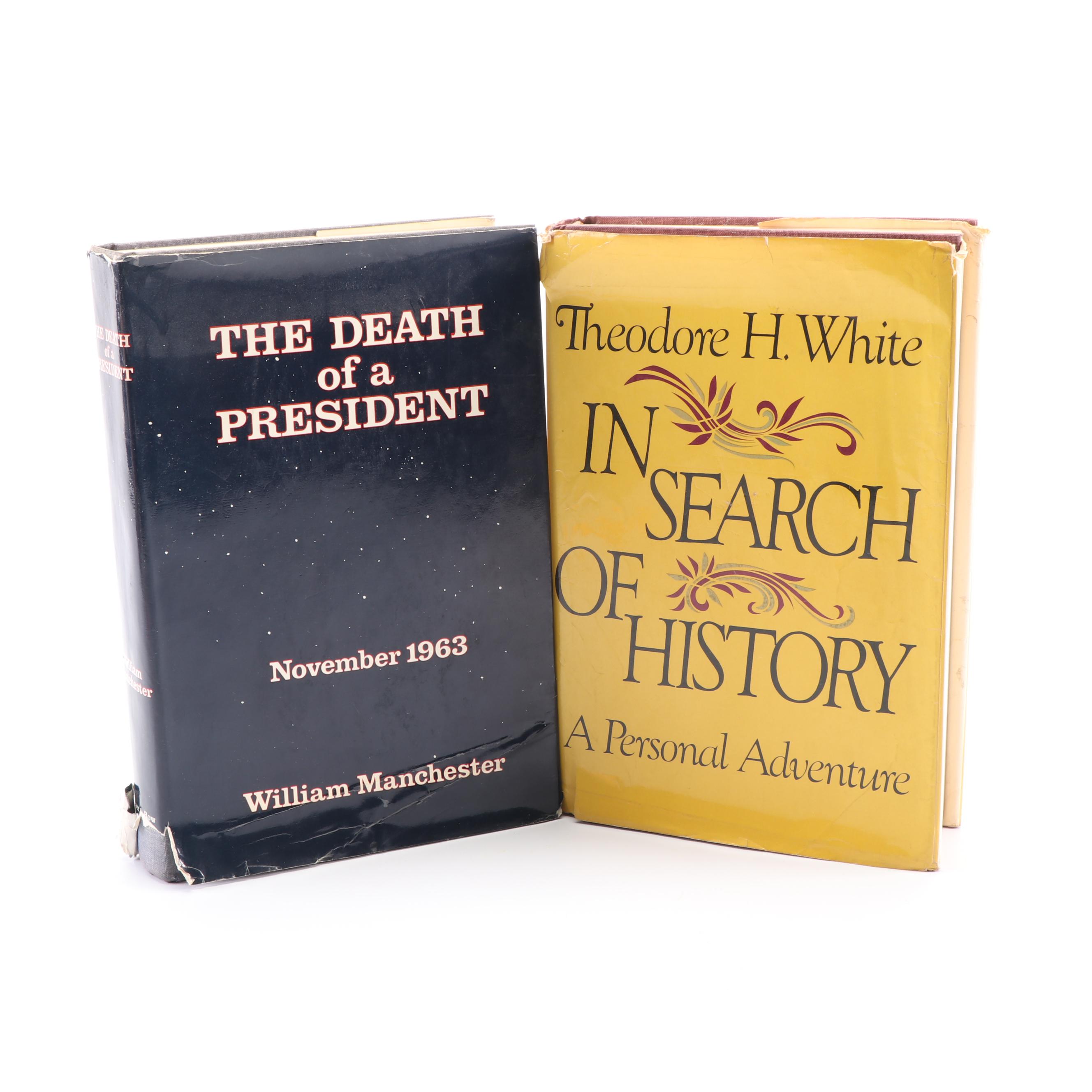 1978 First Edition "In Search of History" and 1960s "The Death of a President"