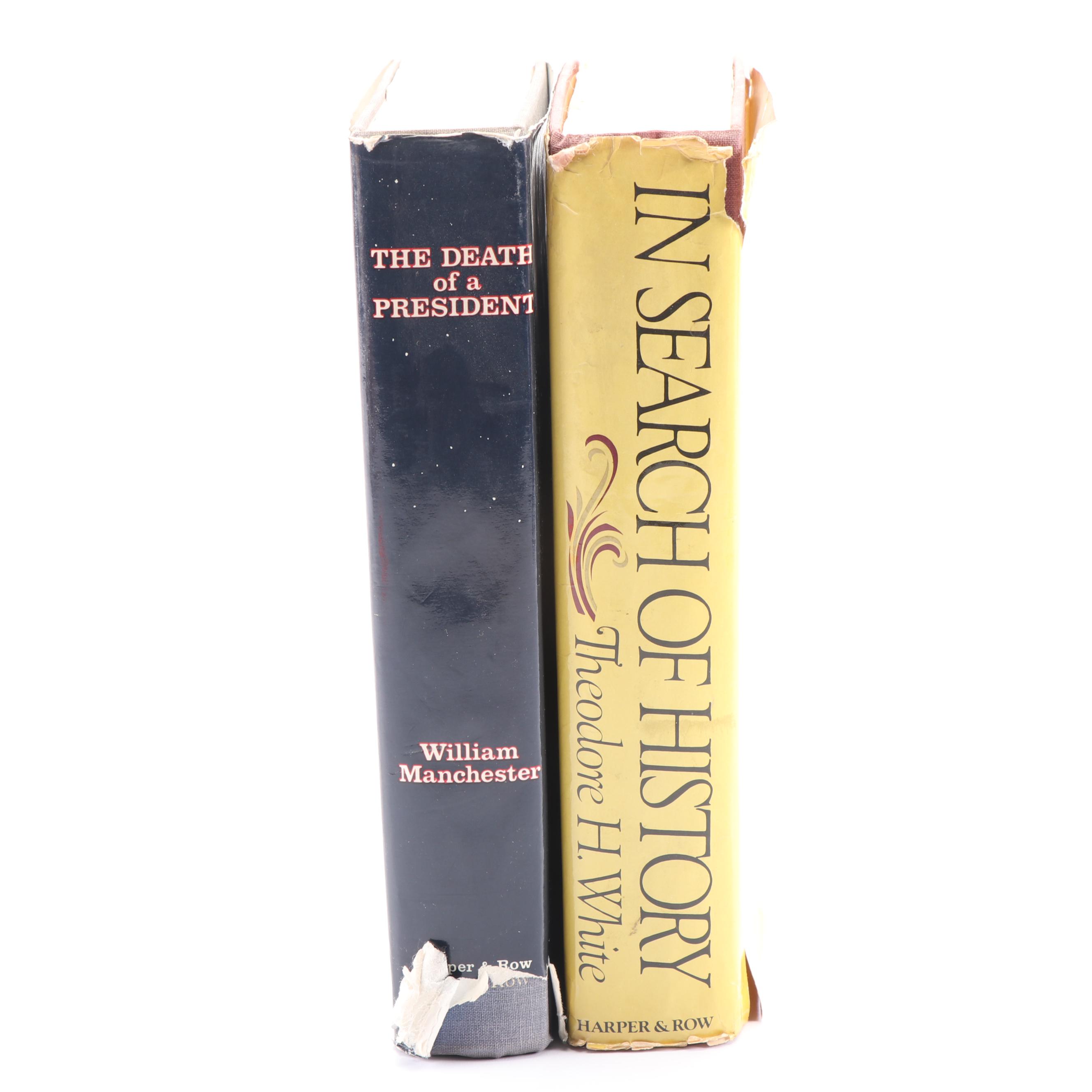 1978 First Edition "In Search of History" and 1960s "The Death of a President"
