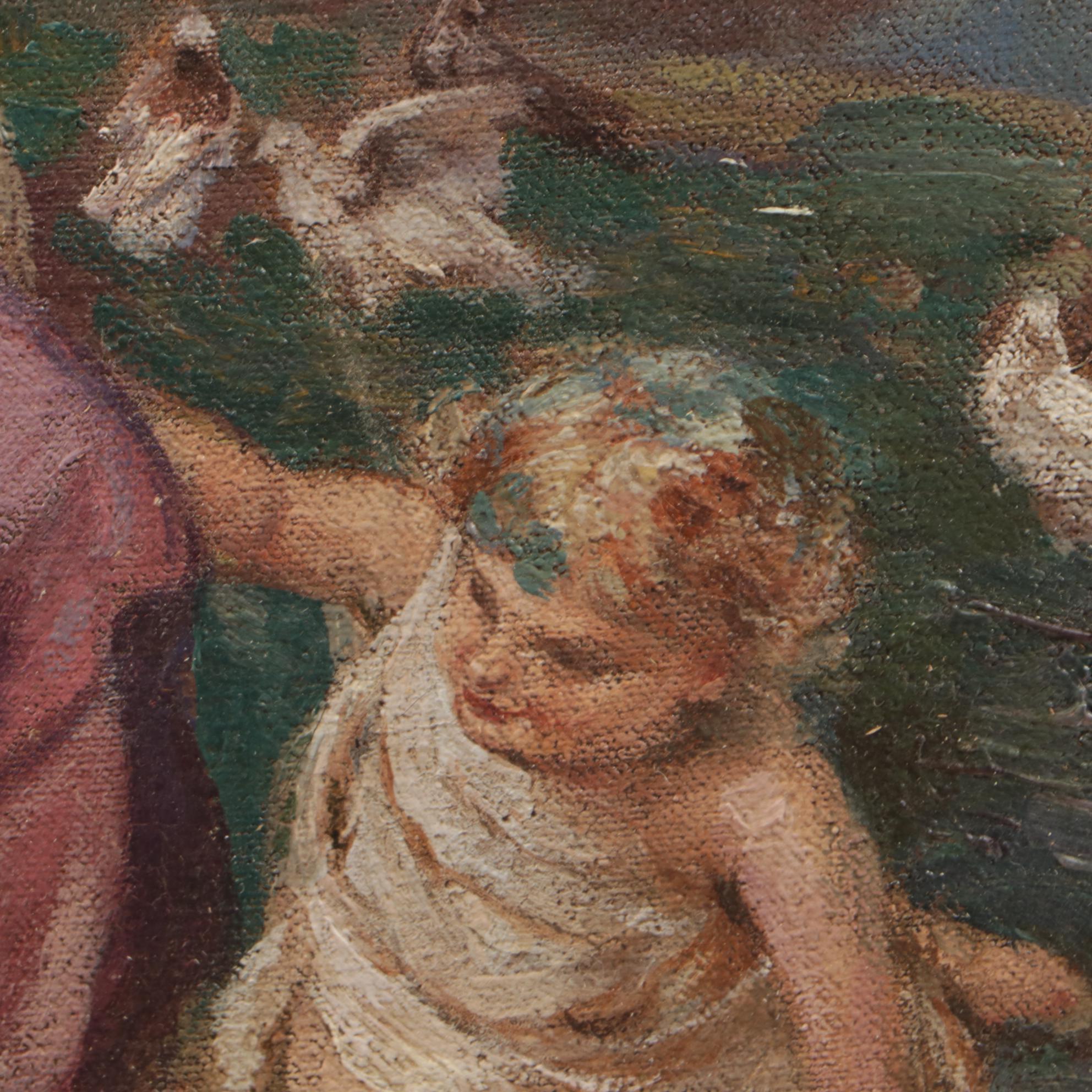 Frederick J. Kurtz Oil Painting "Motherhood"