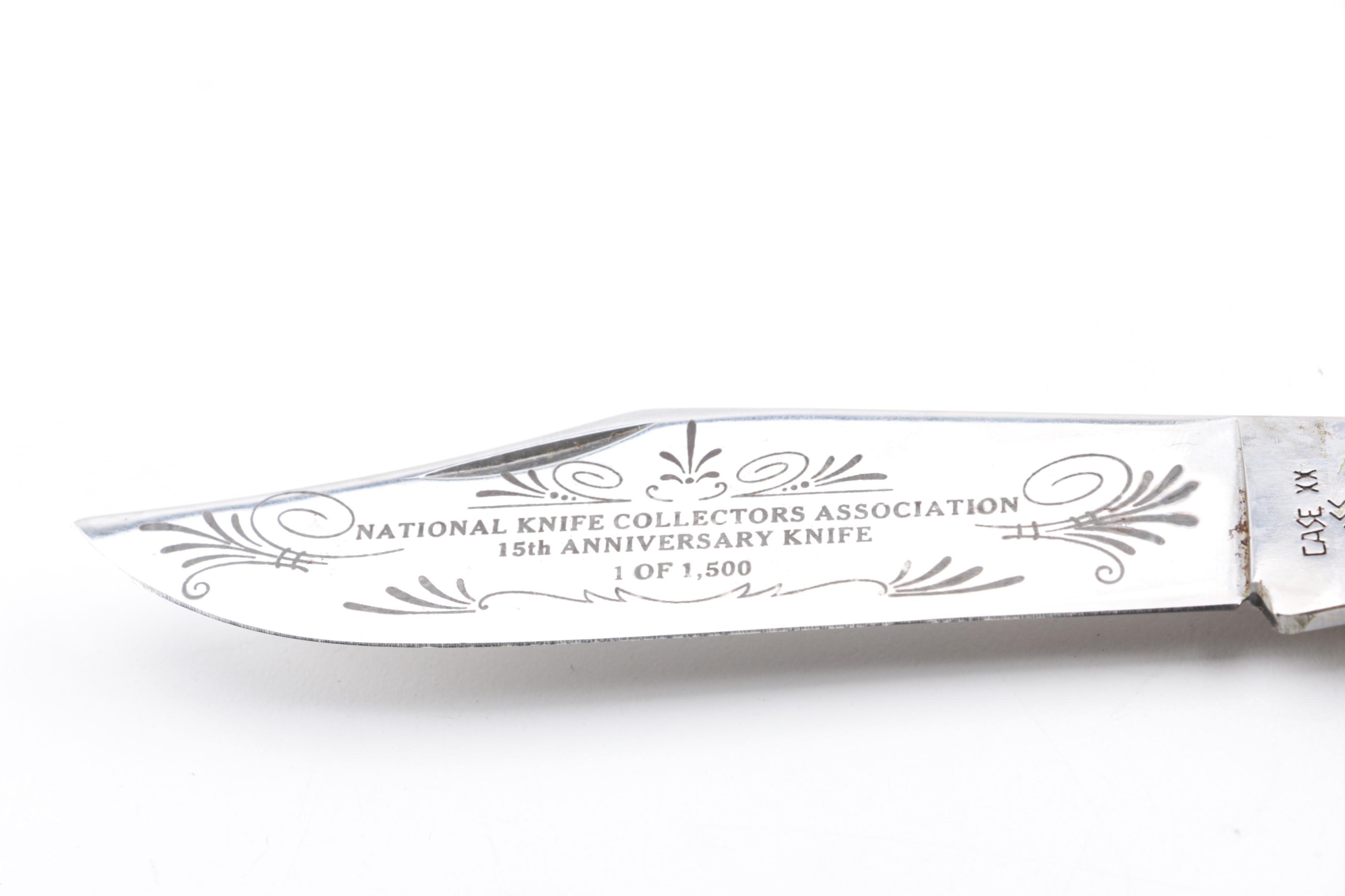 Case Limited Edition NKCA Knife and Camillus Yello-Jaket Knife and Sheath