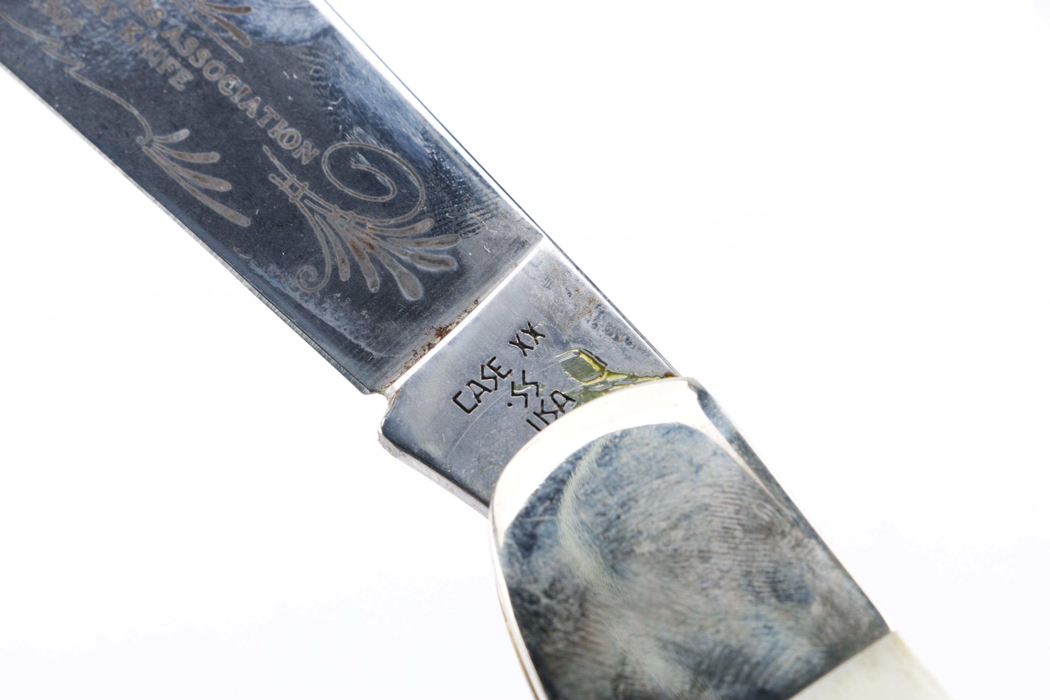 Case Limited Edition NKCA Knife and Camillus Yello-Jaket Knife and Sheath