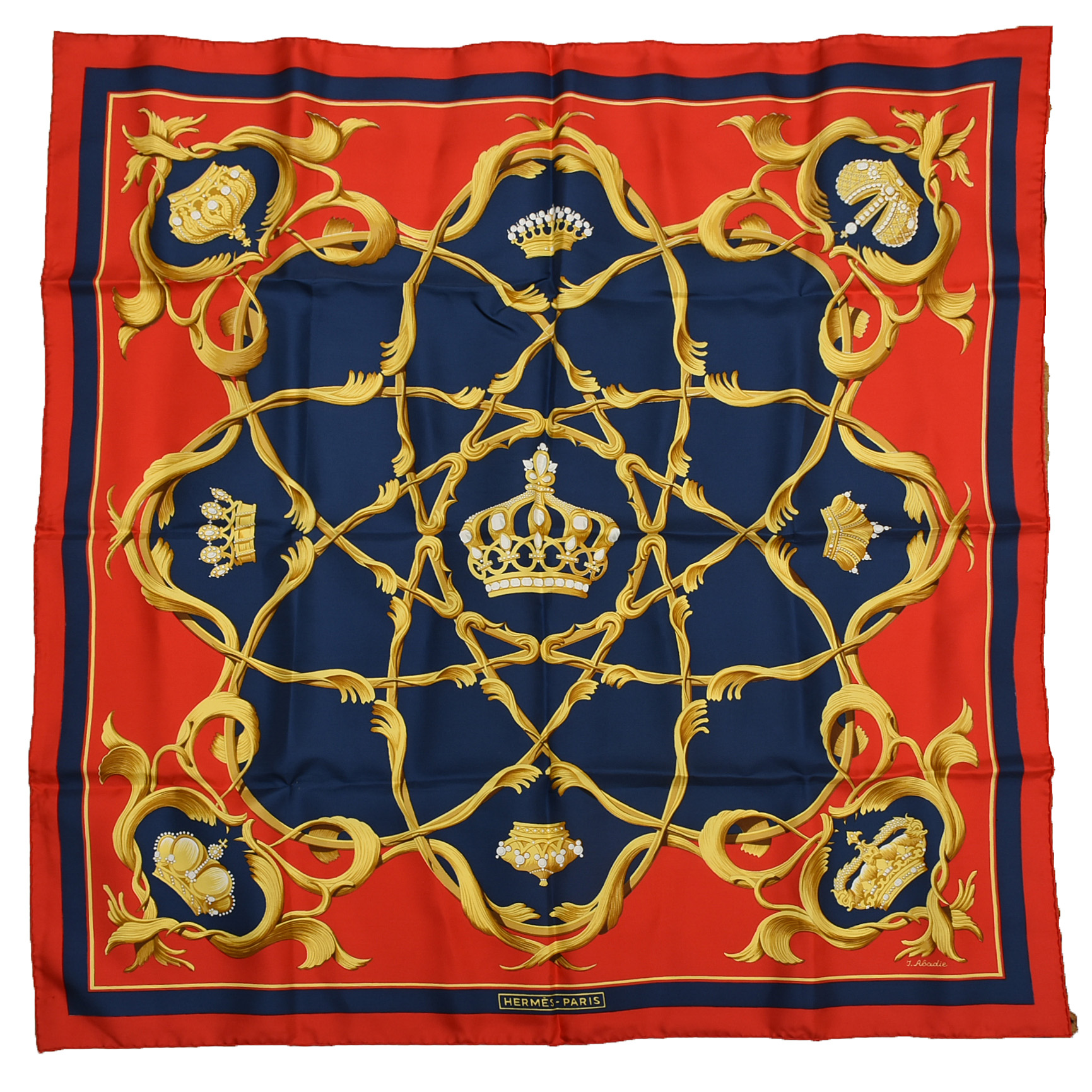 Vintage Hermès at Bonwit Teller Silk Scarf