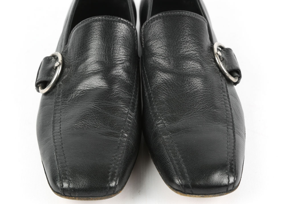 Men's Prada Black Calfskin Loafers